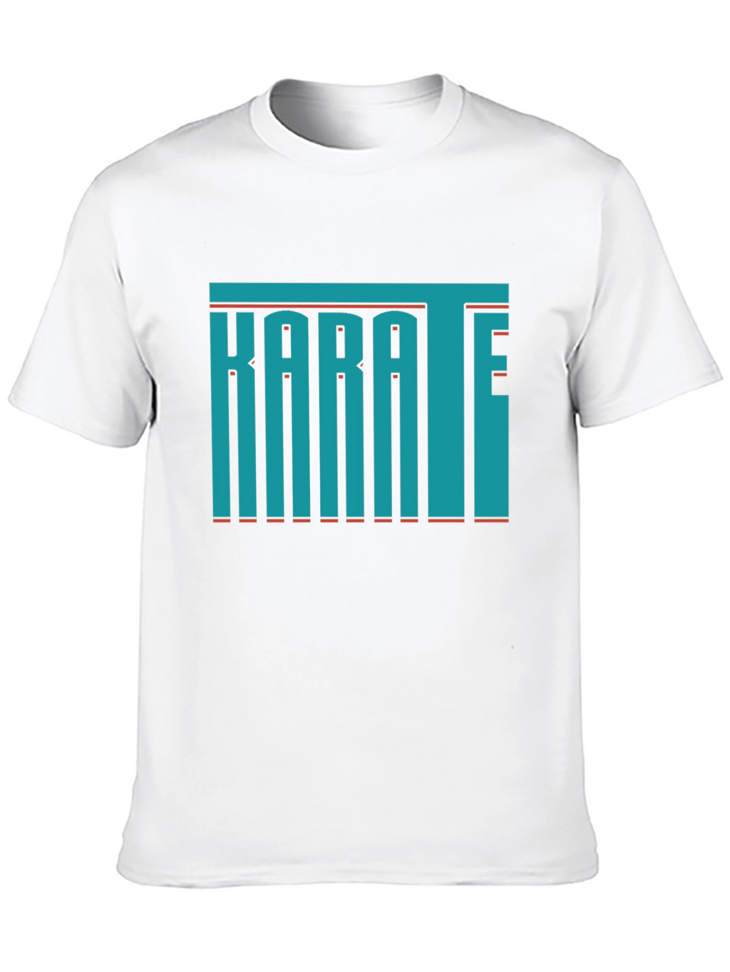 Karate Graphic Print T-Shirt - Martial Arts Style