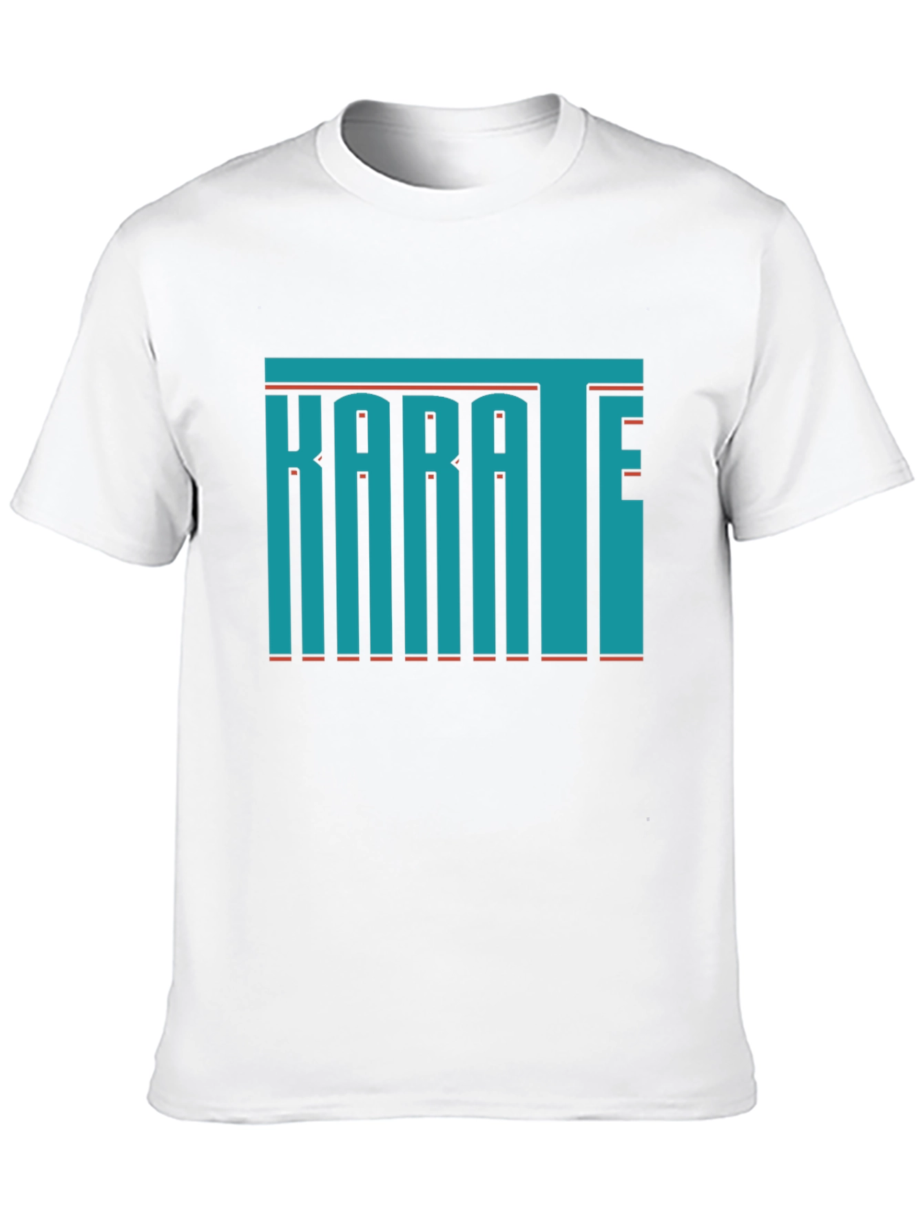 Karate Graphic Print T-Shirt - Martial Arts Style