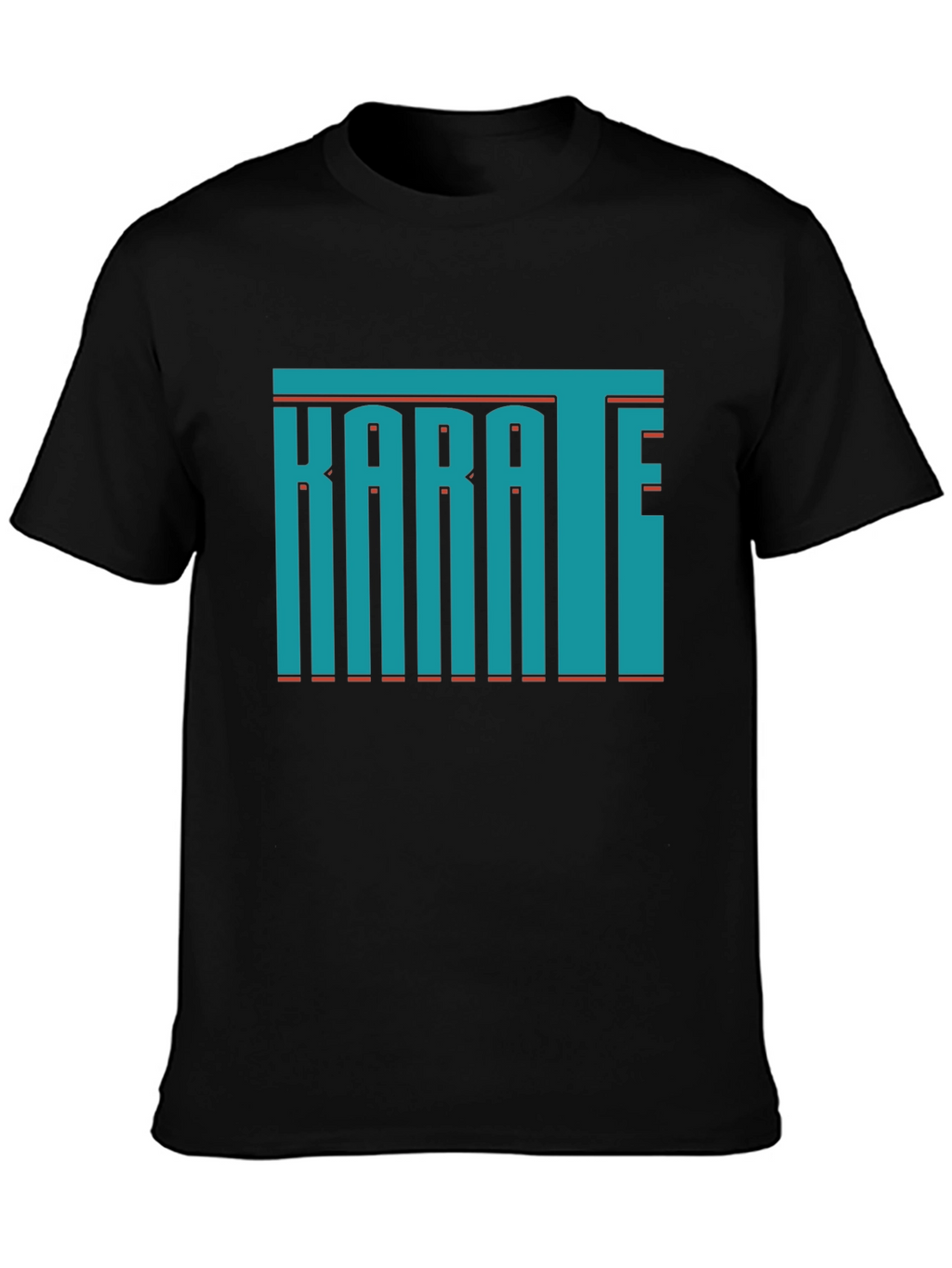 Karate Graphic Print T-Shirt - Martial Arts Style