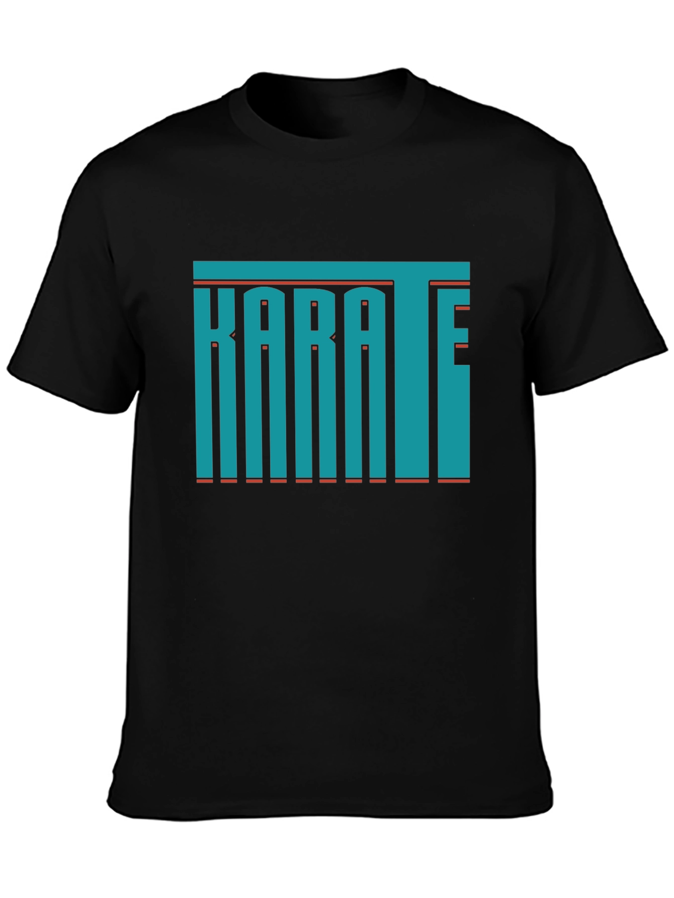 Karate Graphic Print T-Shirt - Martial Arts Style