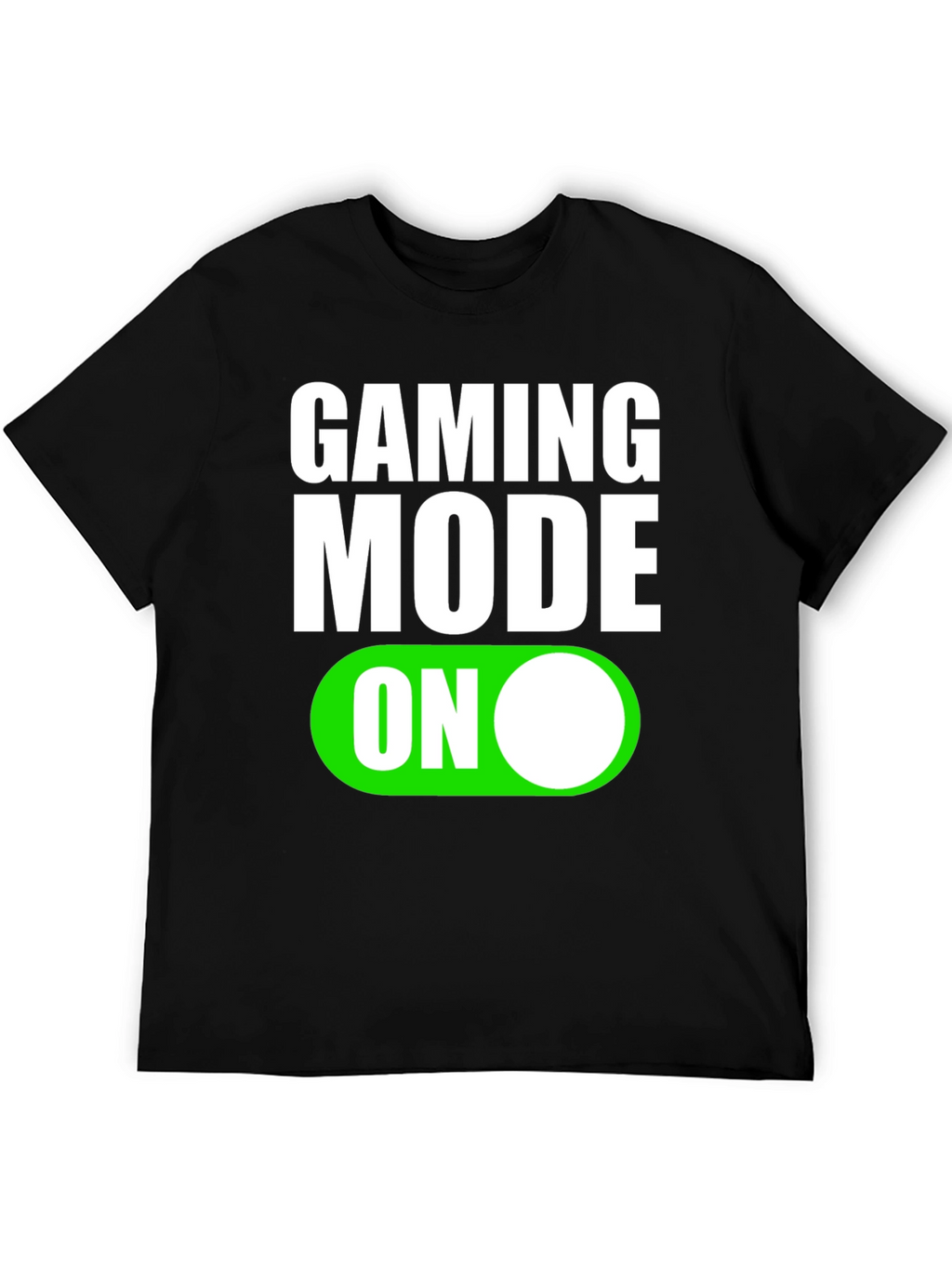 Gaming Mode On T-Shirt - Black