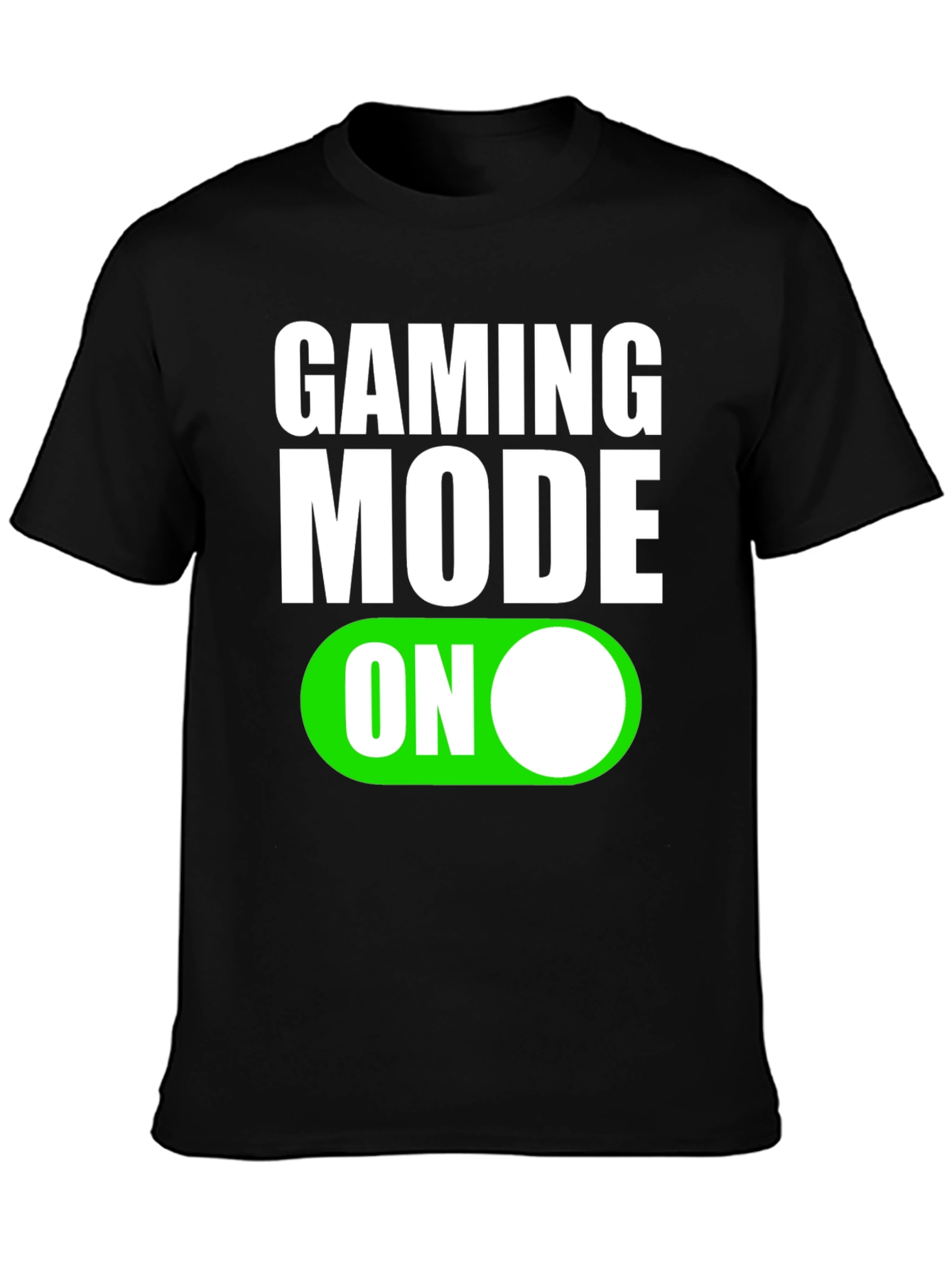 Gaming Mode On T-Shirt - Black