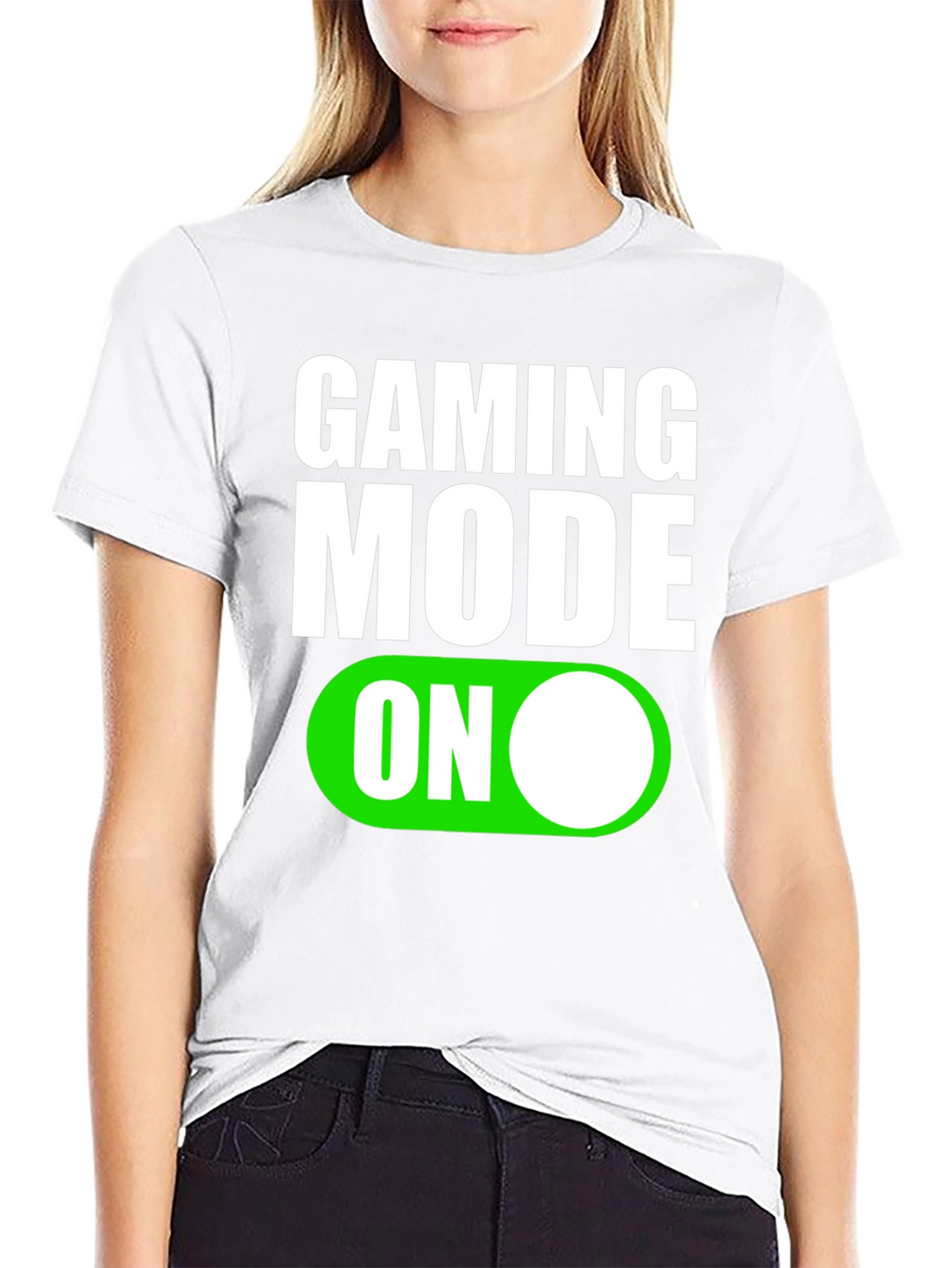 Gaming Mode On T-Shirt - Black