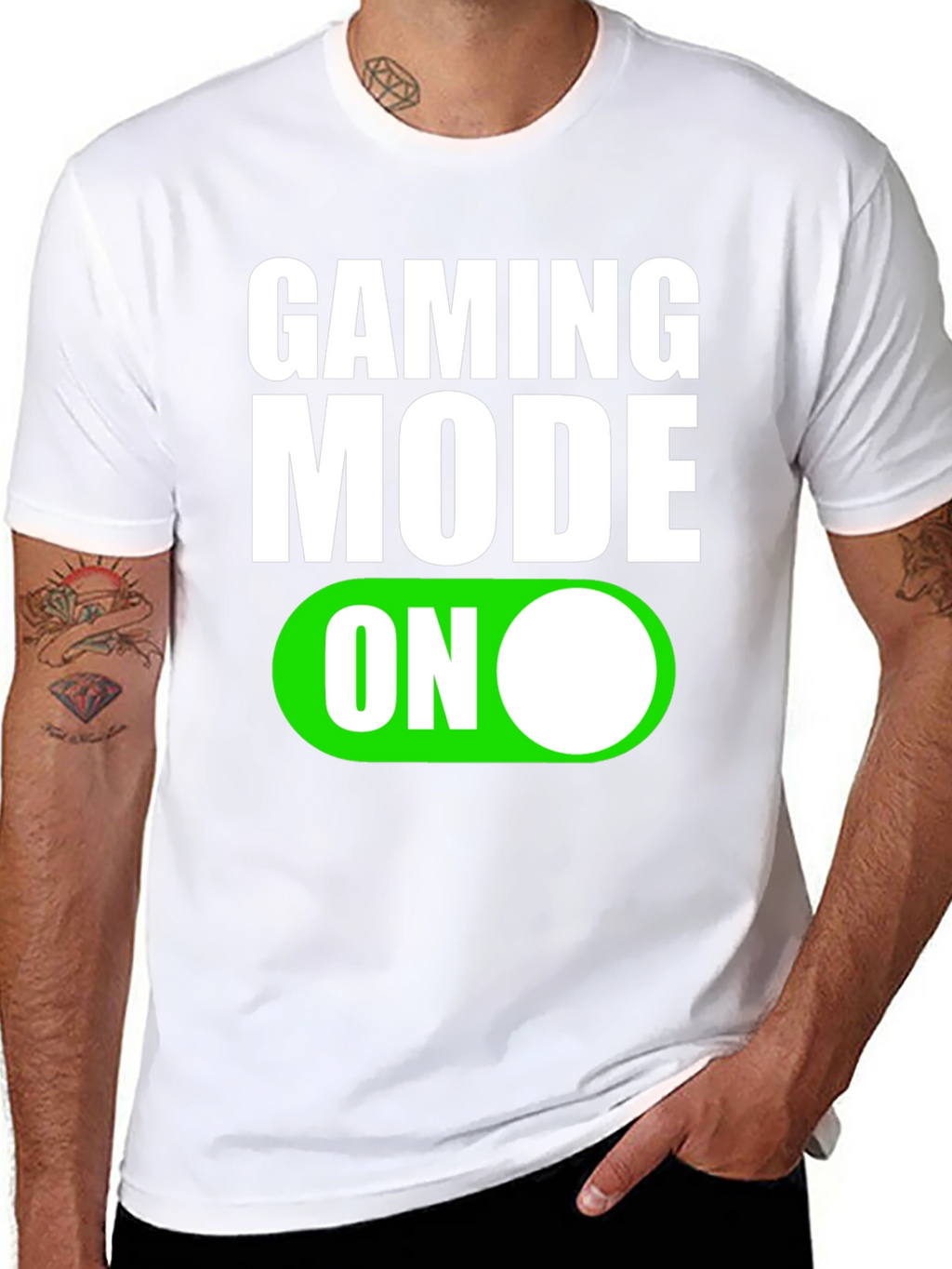 Gaming Mode On T-Shirt - Black