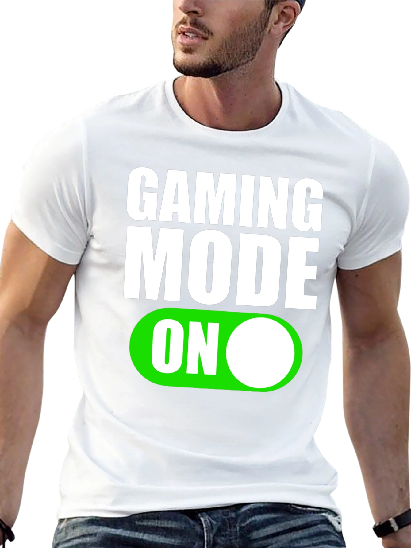 Gaming Mode On T-Shirt - Black