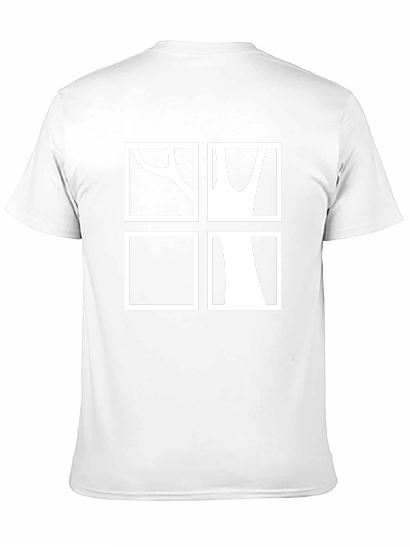 Abstract Tree Graphic Tee - Modern Casual Style