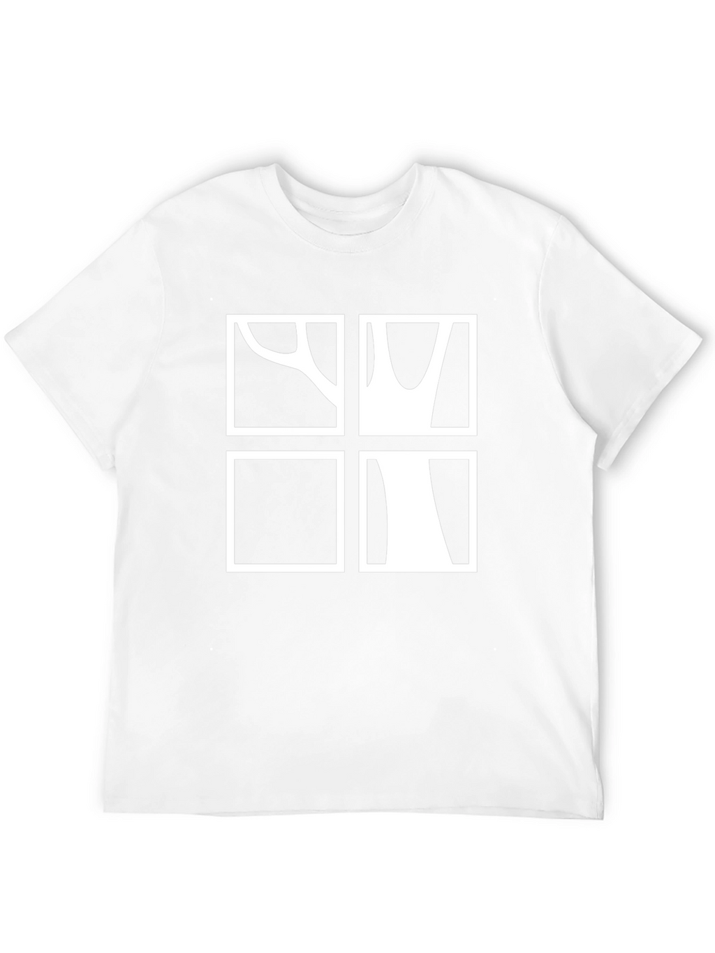 Abstract Tree Graphic Tee - Modern Casual Style