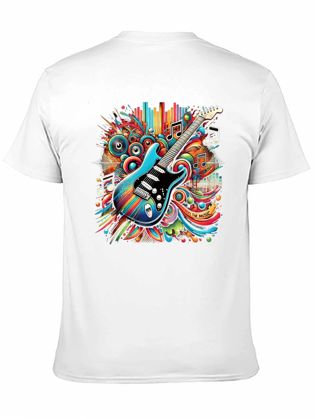 Electric Guitar Music T-Shirt - Black