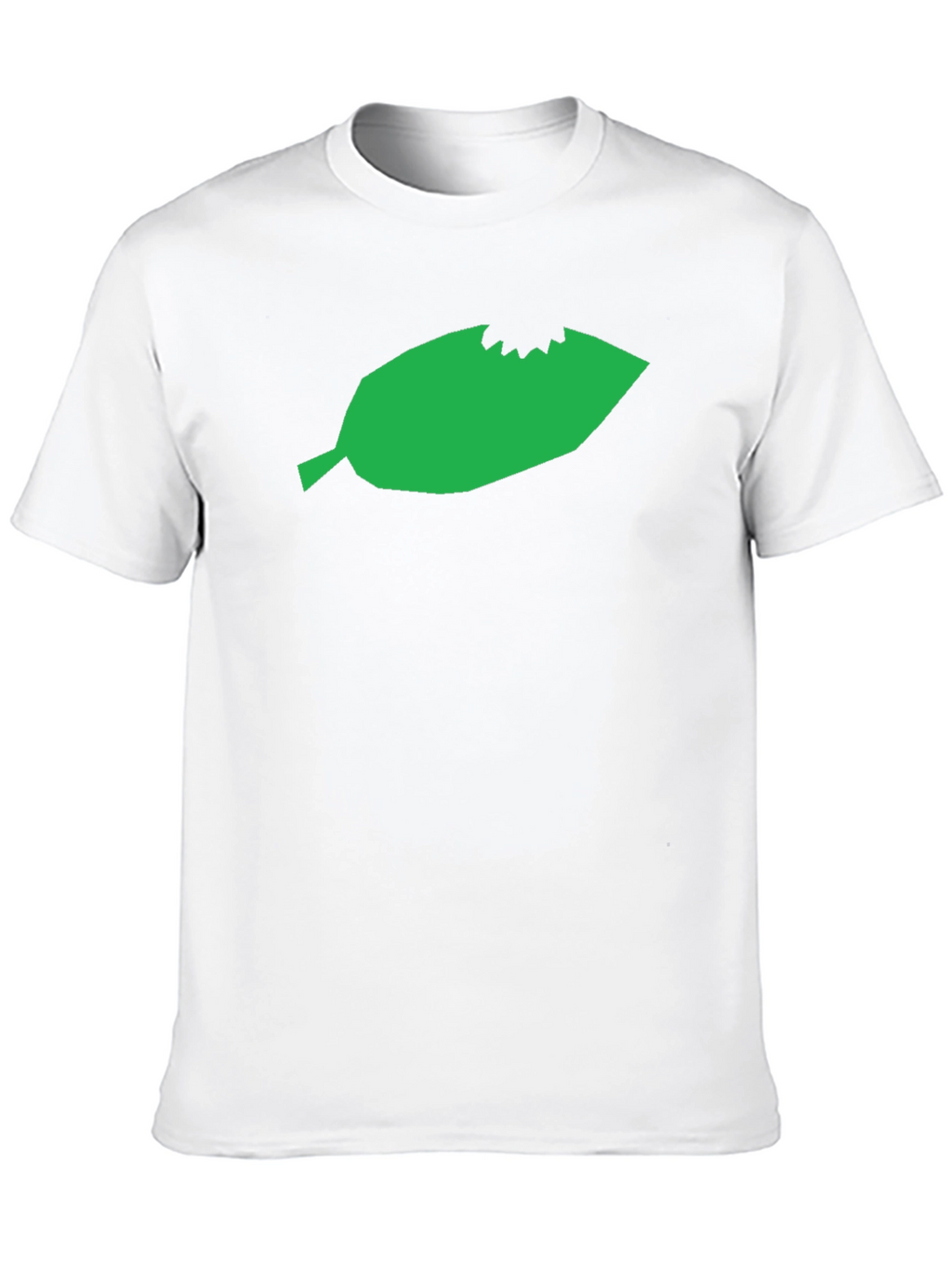 Leaf Bite Graphic Tee - Unisex Black T-Shirt