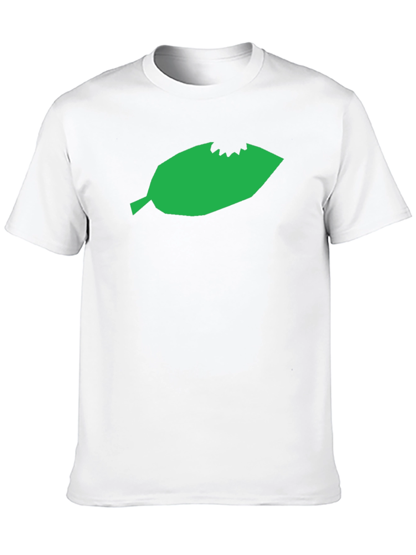 Leaf Bite Graphic Tee - Unisex Black T-Shirt