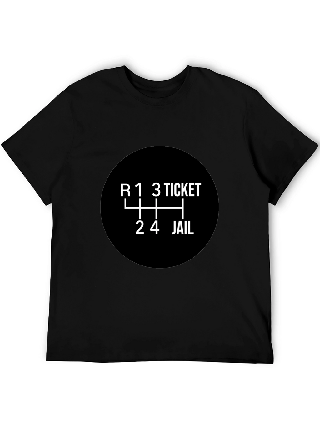 Funny Car Enthusiast T-Shirt - Shift to Jail!