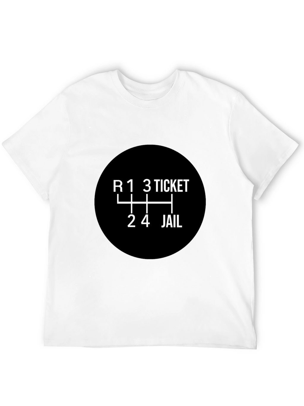 Funny Car Enthusiast T-Shirt - Shift to Jail!