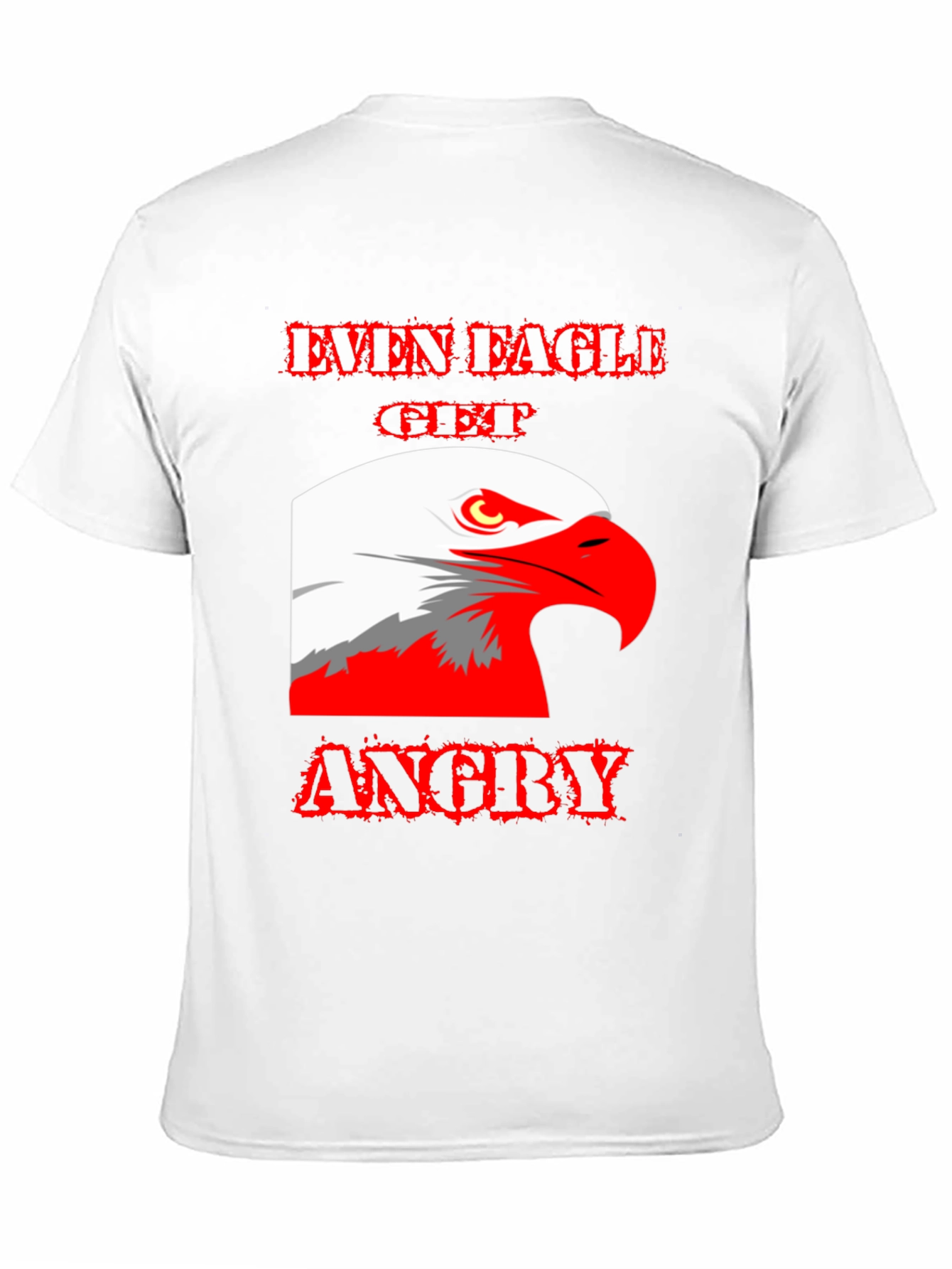 Even Eagle Get Angry Graphic T-Shirt