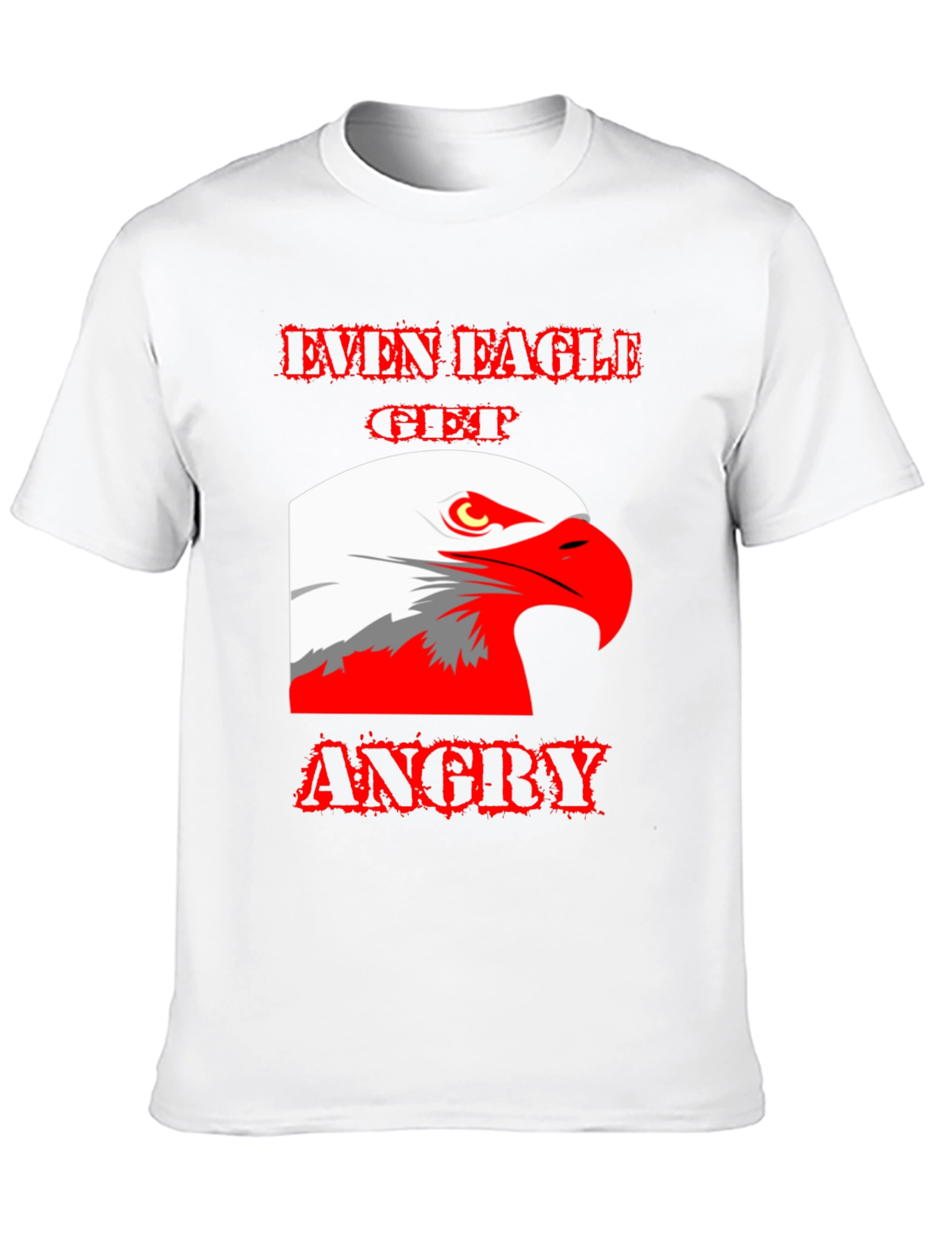 Even Eagle Get Angry Graphic T-Shirt