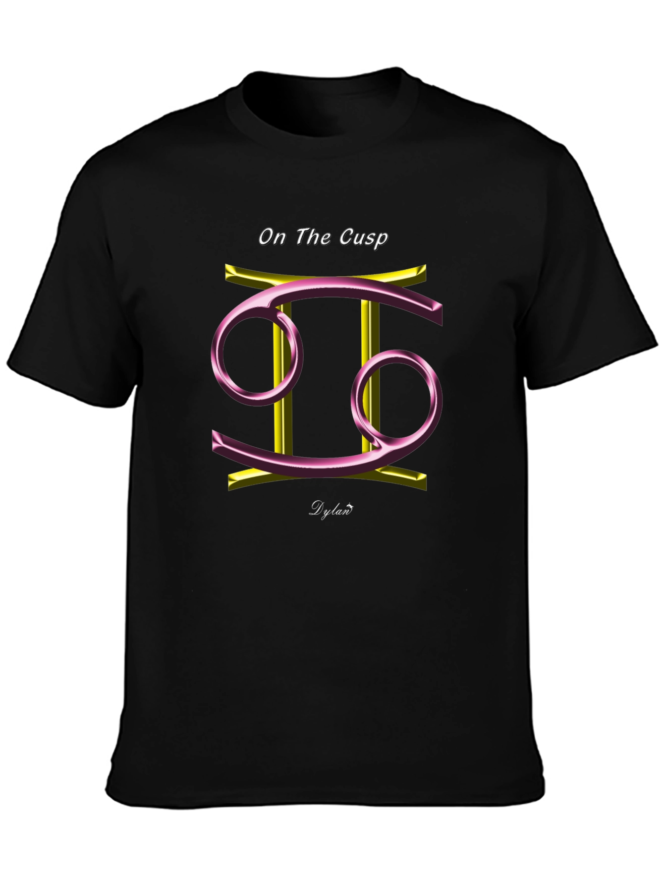 On The Cusp Gemini Cancer Zodiac Graphic T-Shirt