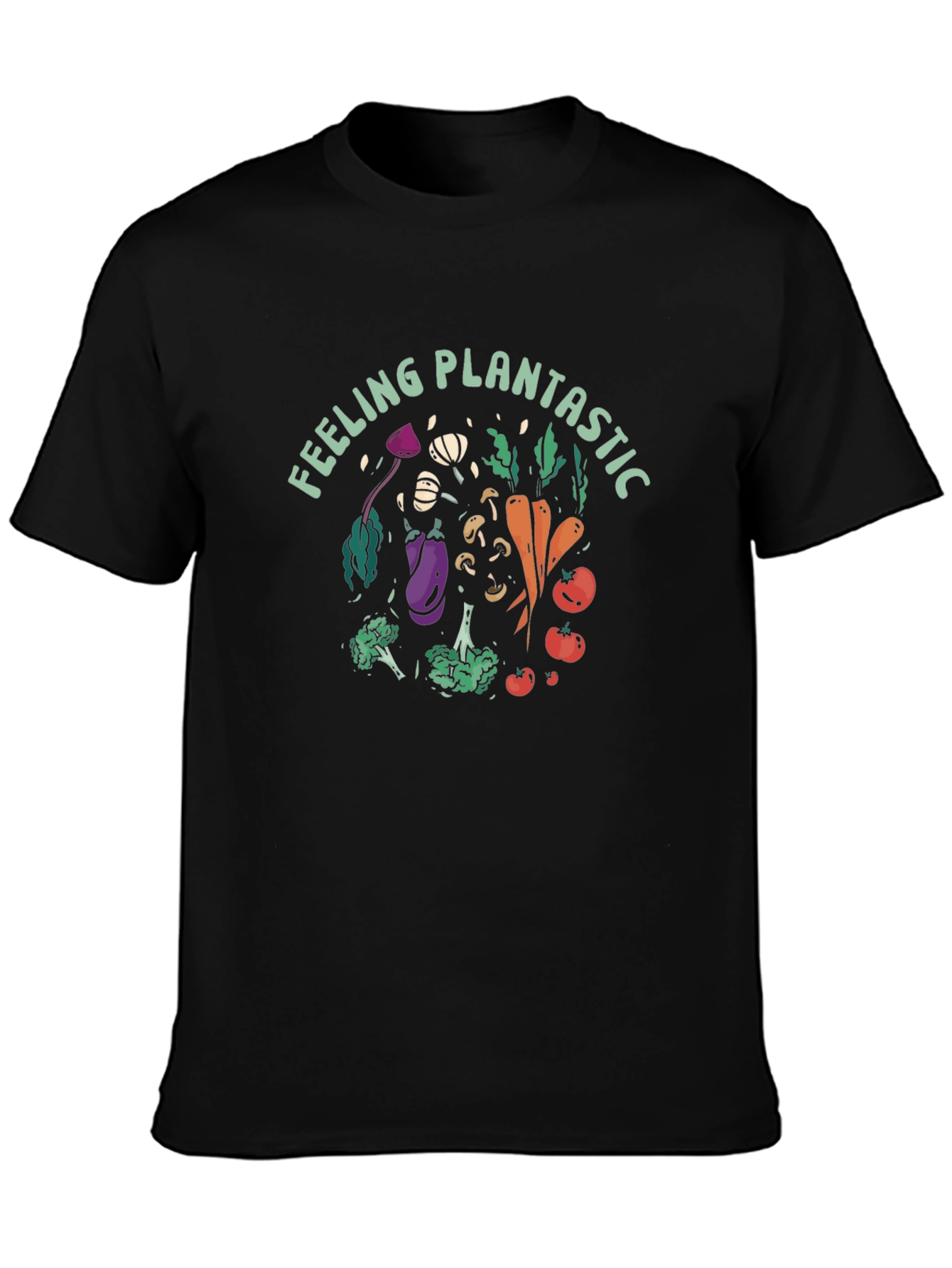 Feeling Plantastic Black Graphic Tee