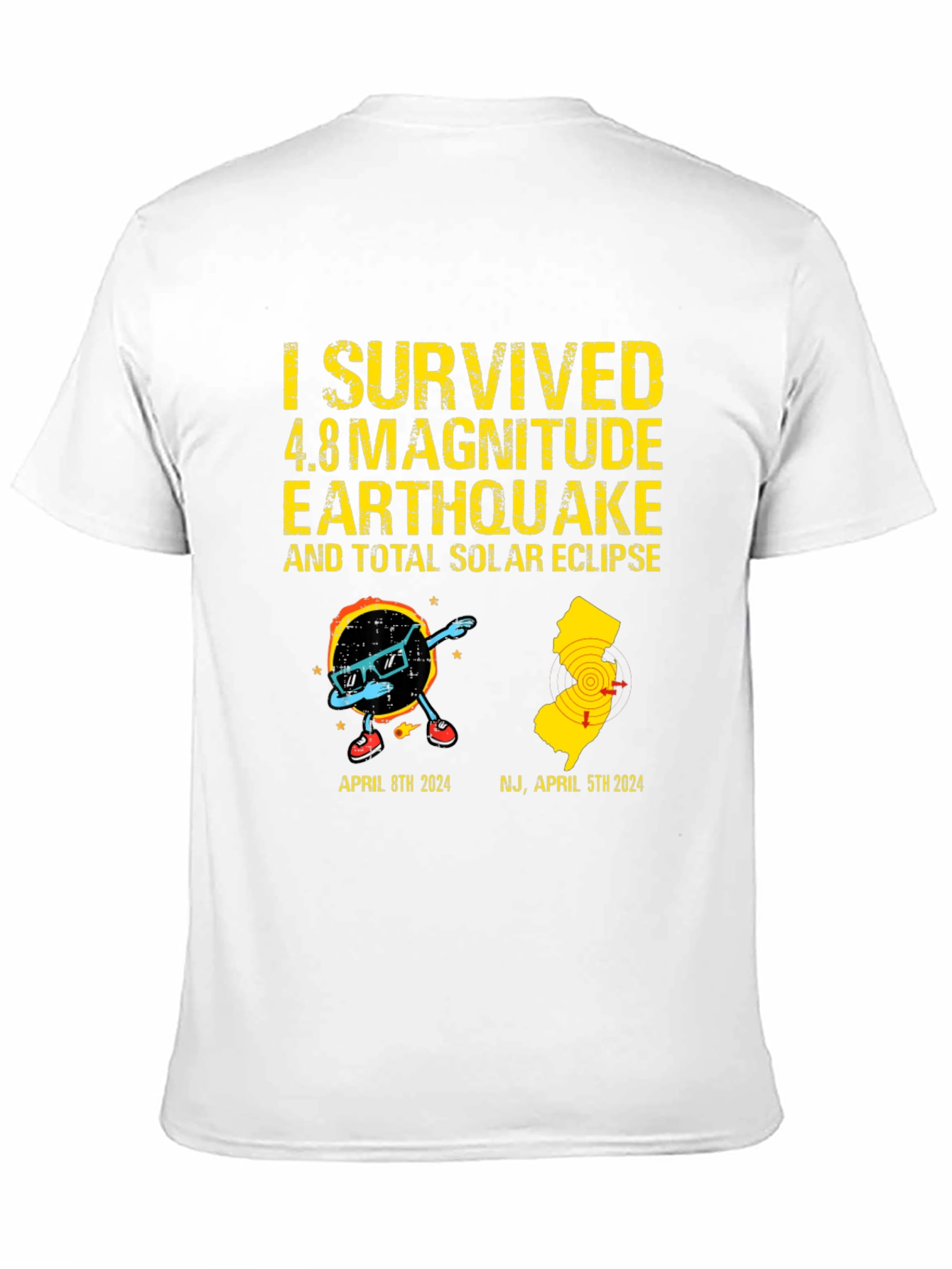 I Survived Earthquake & Solar Eclipse T-Shirt