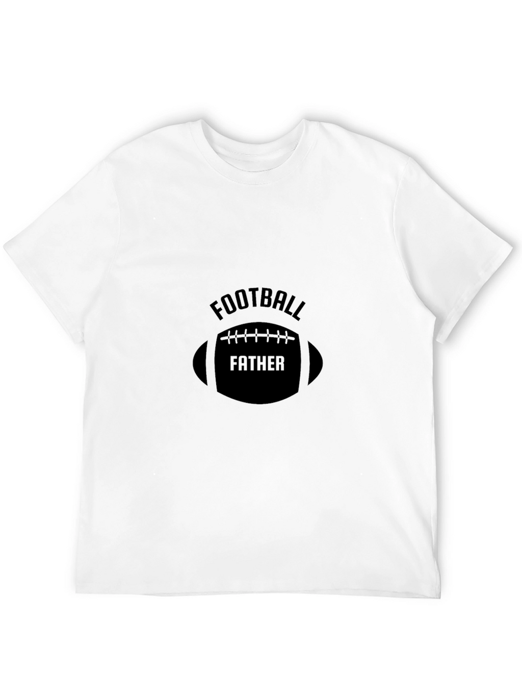 Football Father Graphic Tee - Black T-Shirt