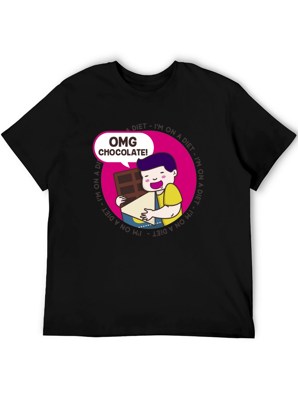 OMG Chocolate T-Shirt - Diet Humor Tee