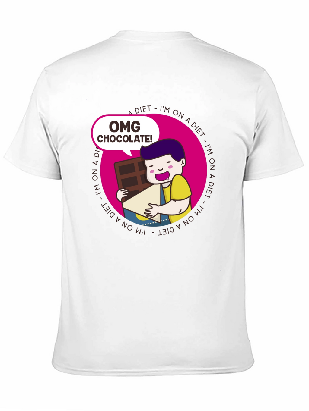 OMG Chocolate T-Shirt - Diet Humor Tee