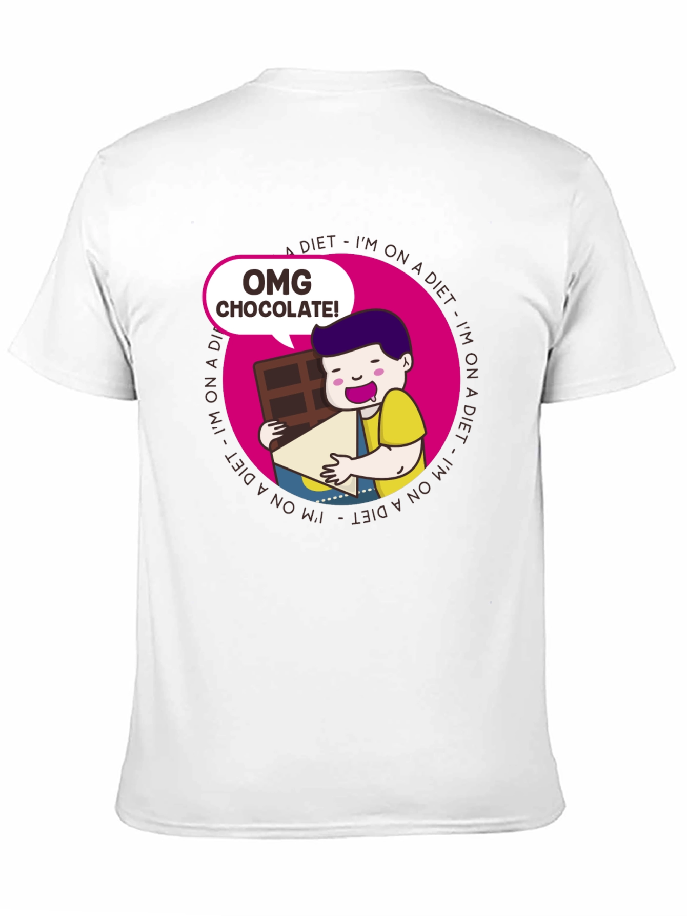 OMG Chocolate T-Shirt - Diet Humor Tee