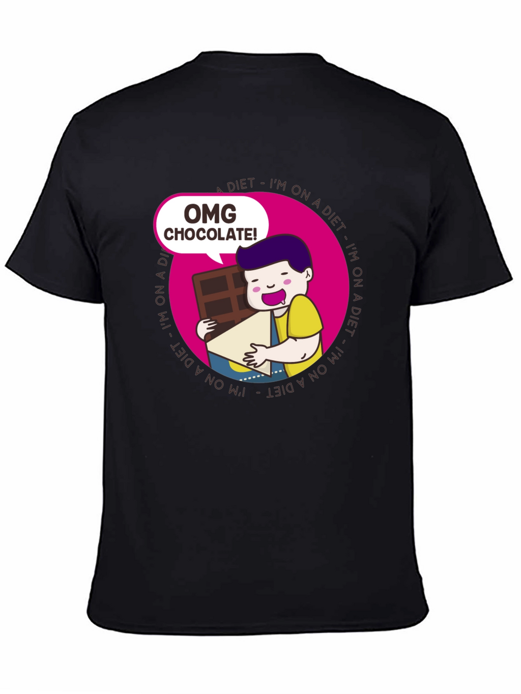 OMG Chocolate T-Shirt - Diet Humor Tee