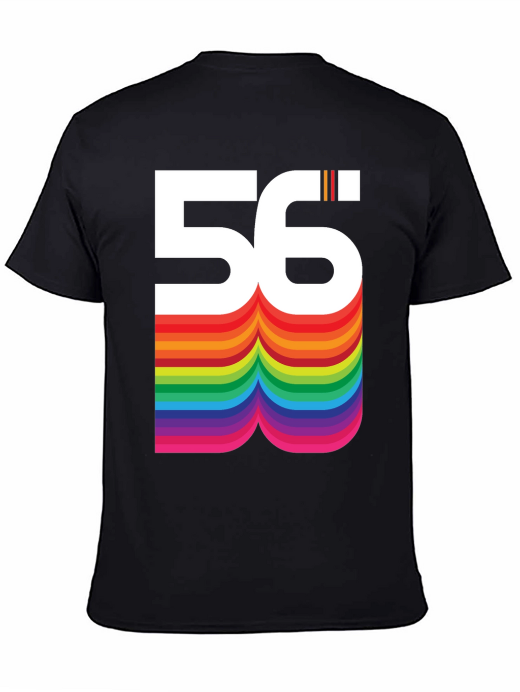 Retro Rainbow 56 Graphic T-Shirt