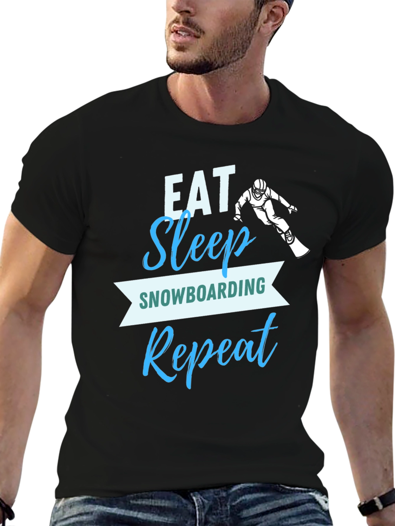 Eat Sleep Snowboarding Repeat T-Shirt