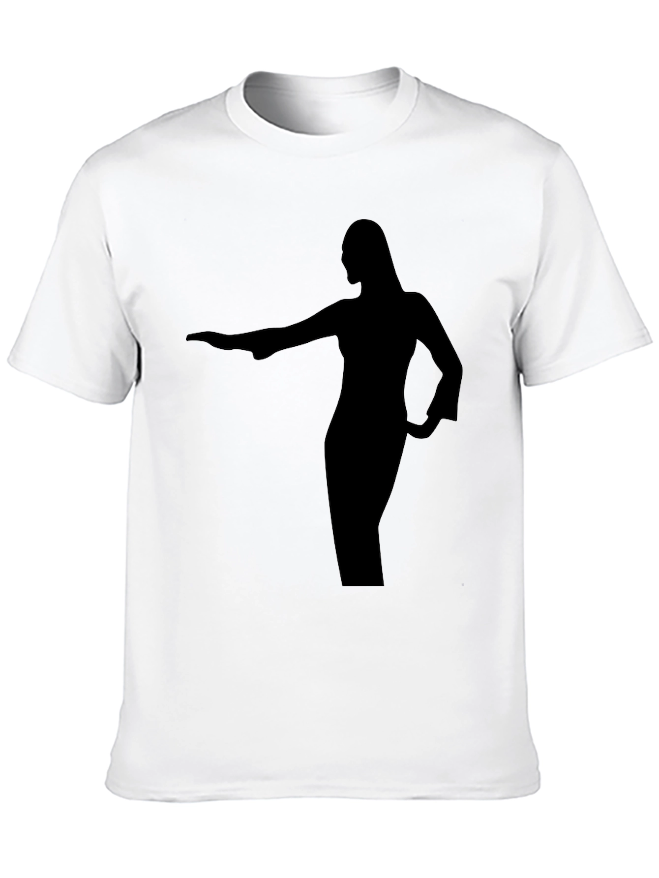 Silhouette Graphic Tee - Unisex Black T-Shirt