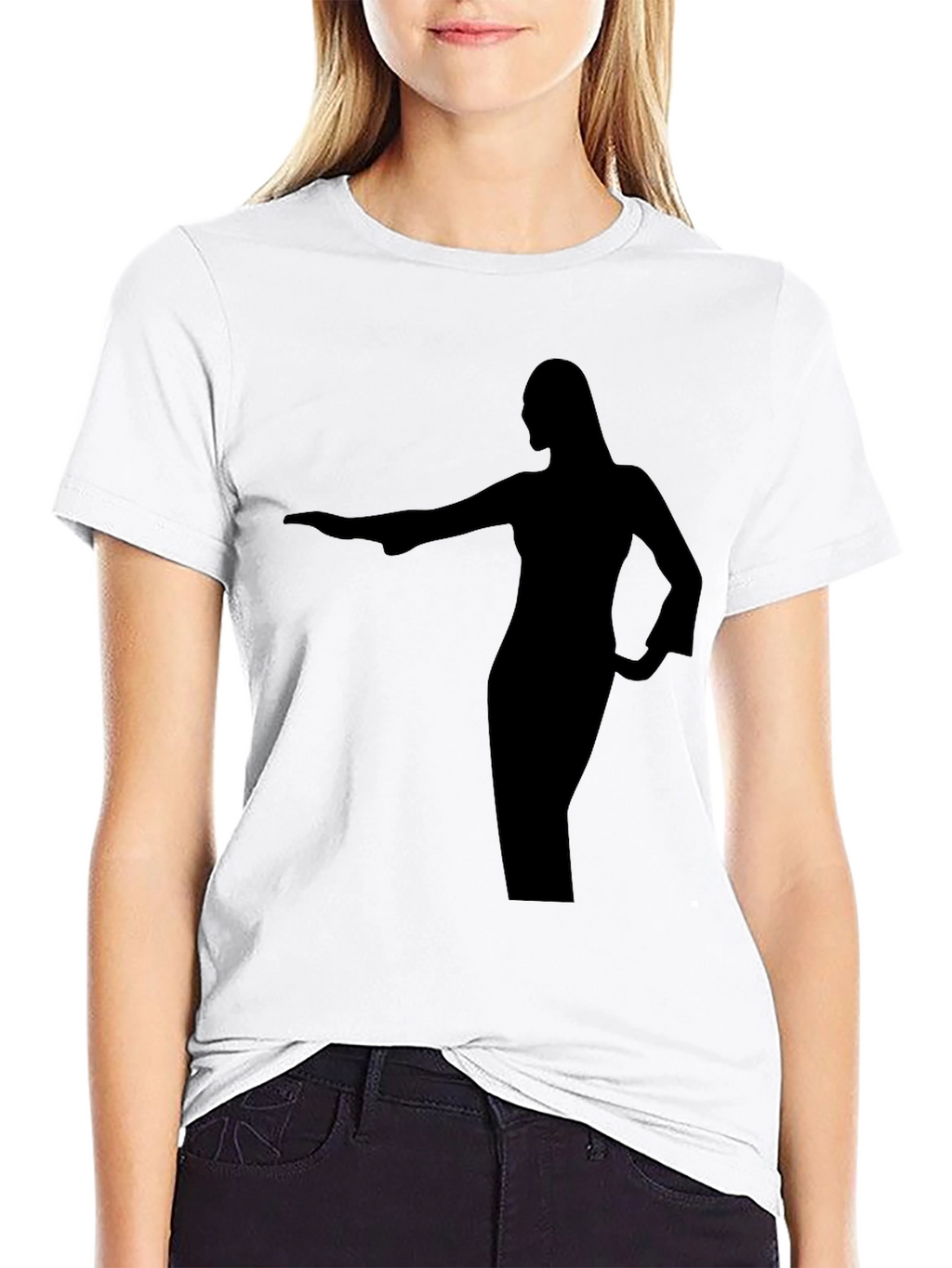 Silhouette Graphic Tee - Unisex Black T-Shirt