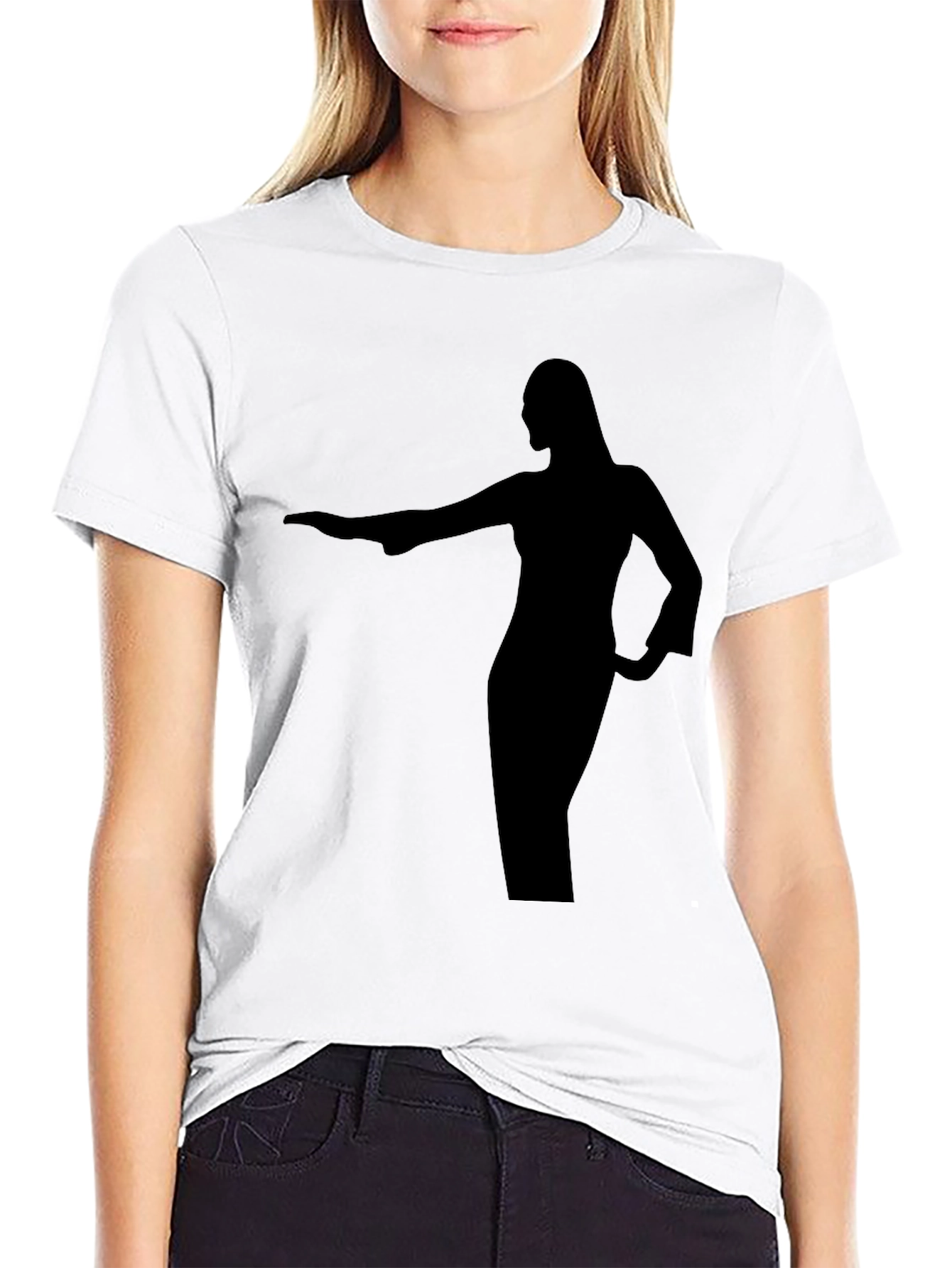 Silhouette Graphic Tee - Unisex Black T-Shirt