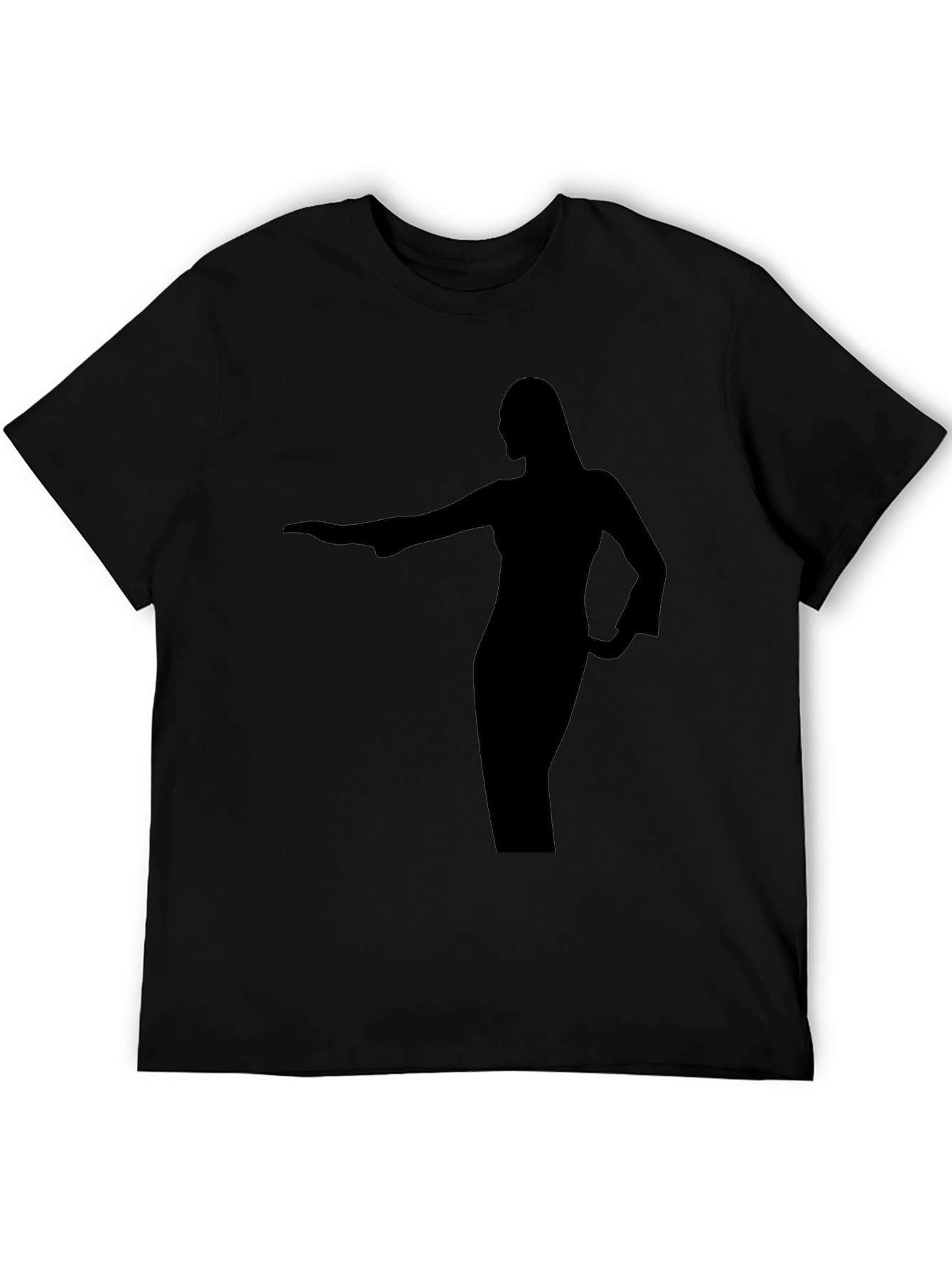 Silhouette Graphic Tee - Unisex Black T-Shirt