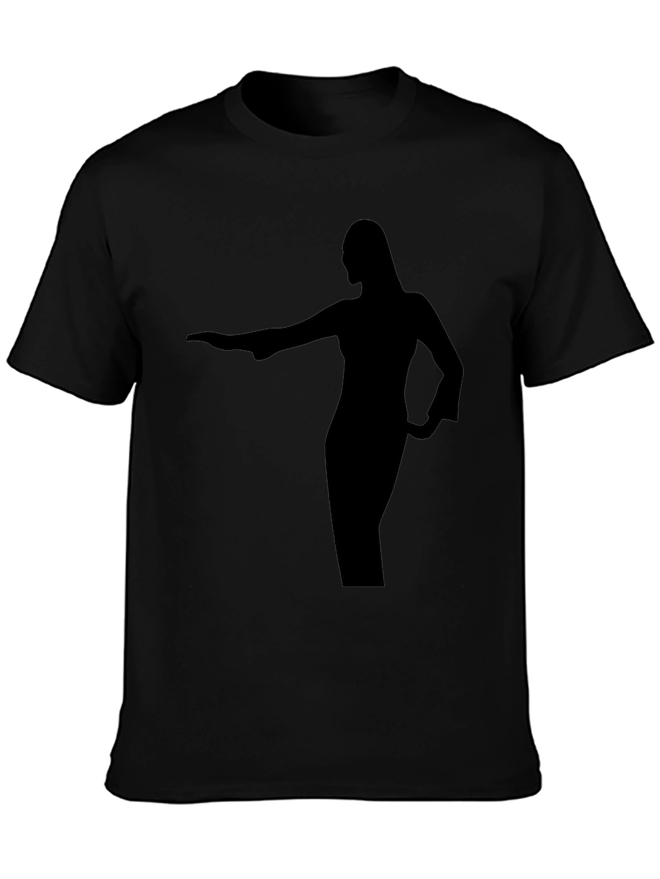 Silhouette Graphic Tee - Unisex Black T-Shirt