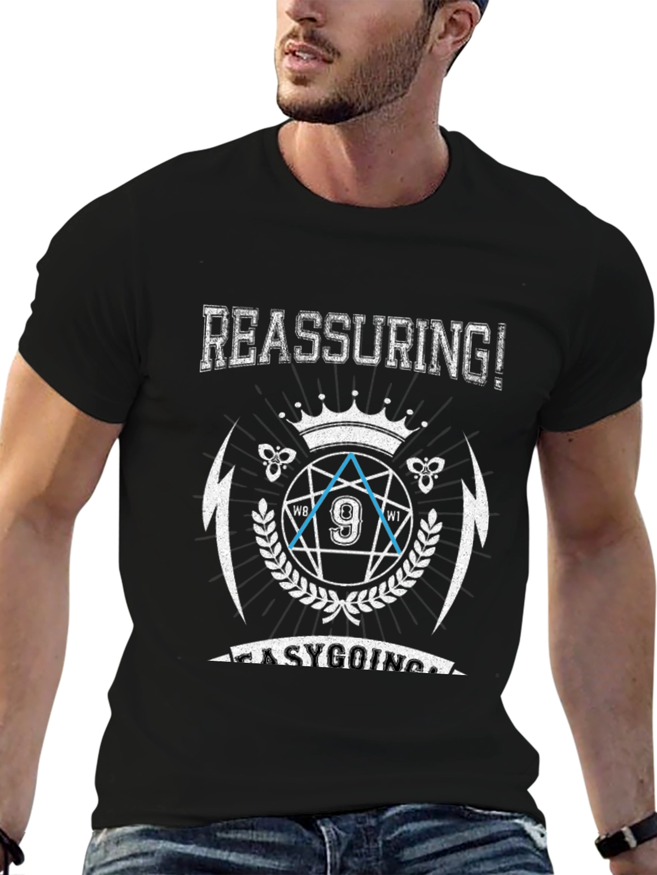 Reassuring Easygoing Graphic T-Shirt