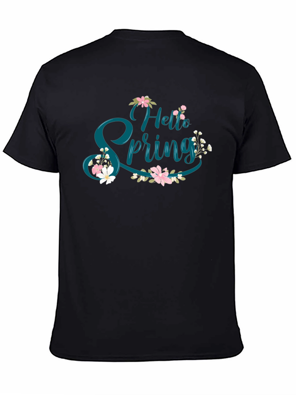 Hello Spring T-Shirt - Floral Design