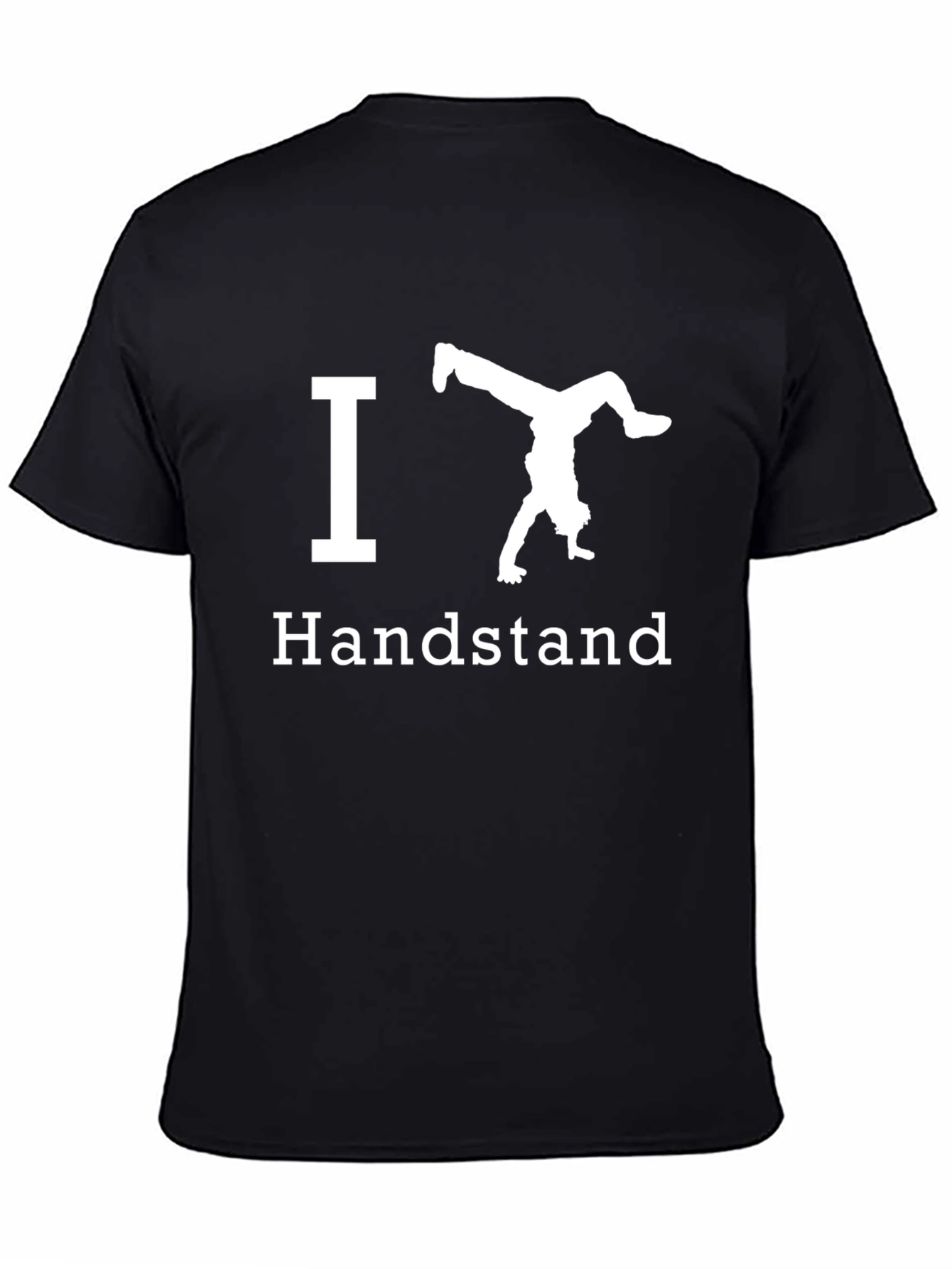 I Heart Handstands T-Shirt - Black Graphic Tee