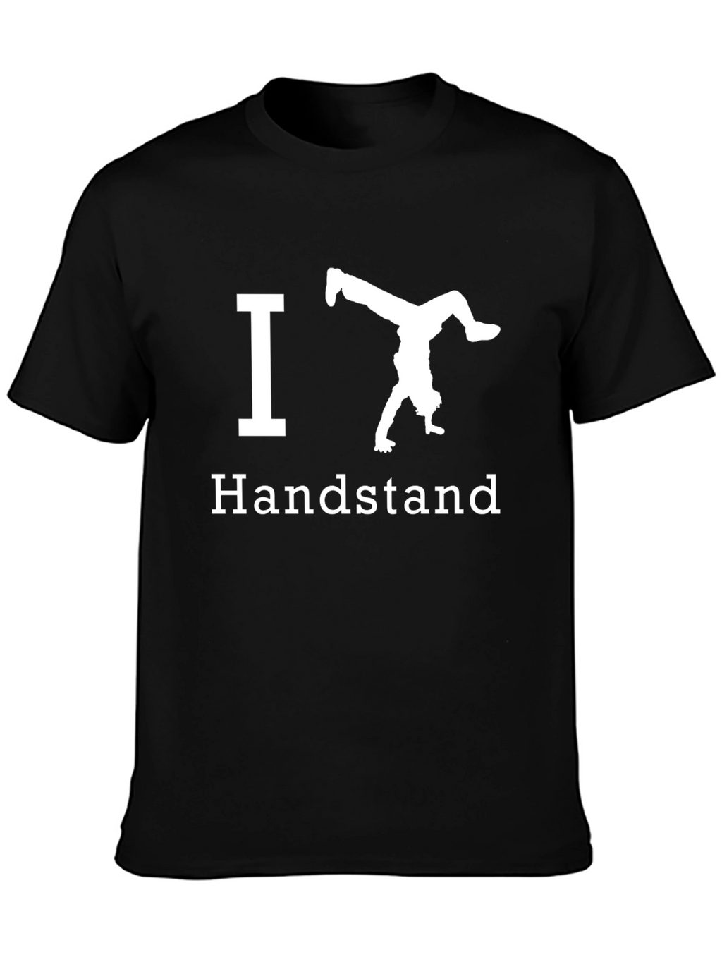 I Heart Handstands T-Shirt - Black Graphic Tee