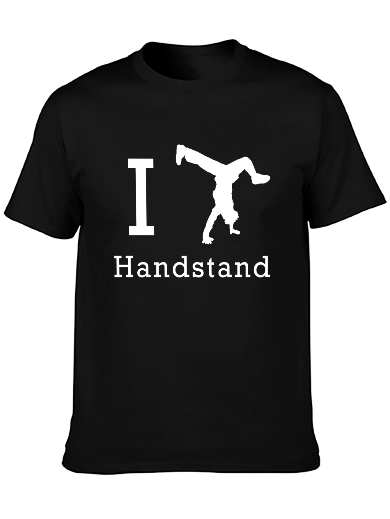 I Heart Handstands T-Shirt - Black Graphic Tee
