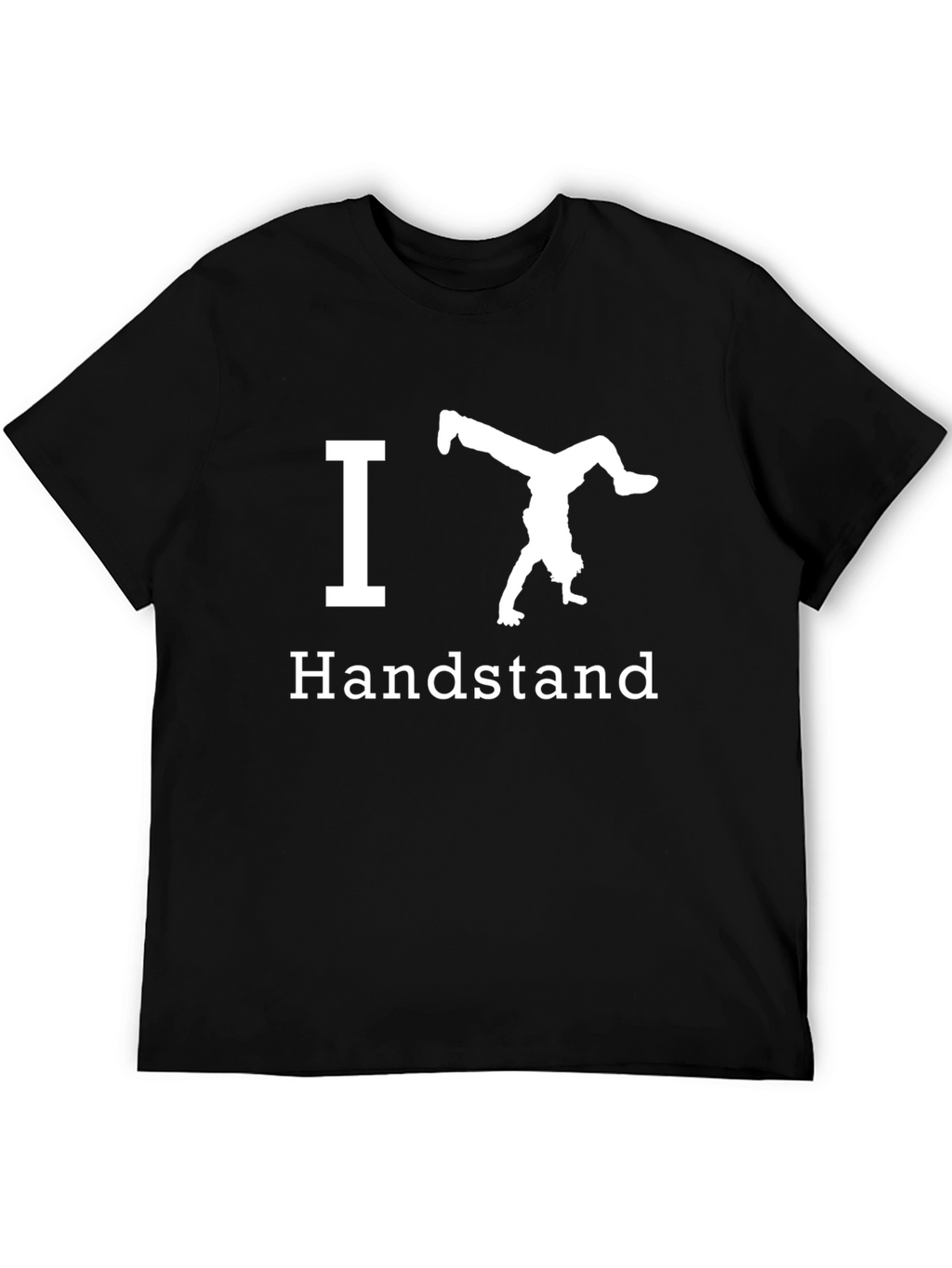 I Heart Handstands T-Shirt - Black Graphic Tee