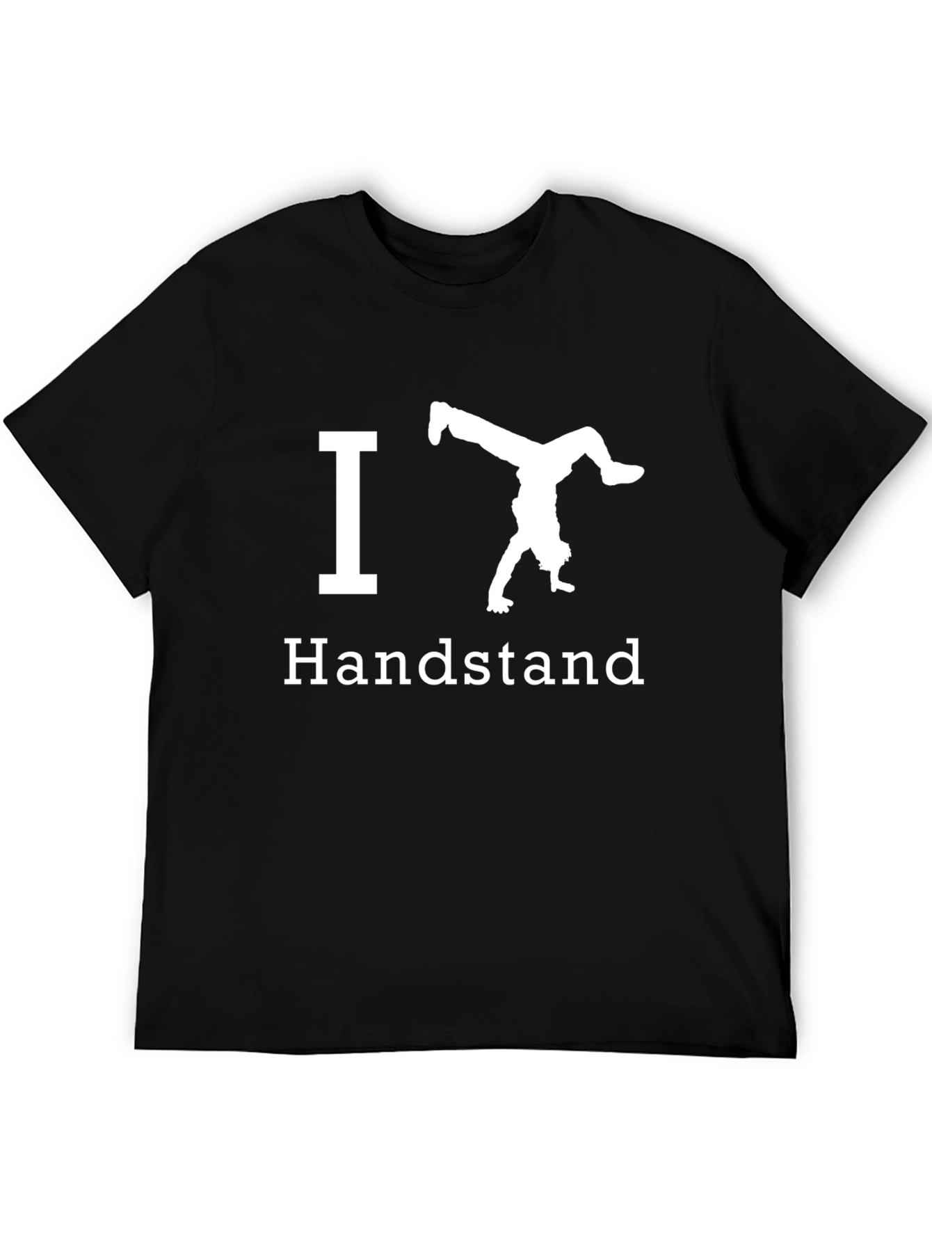 I Heart Handstands T-Shirt - Black Graphic Tee