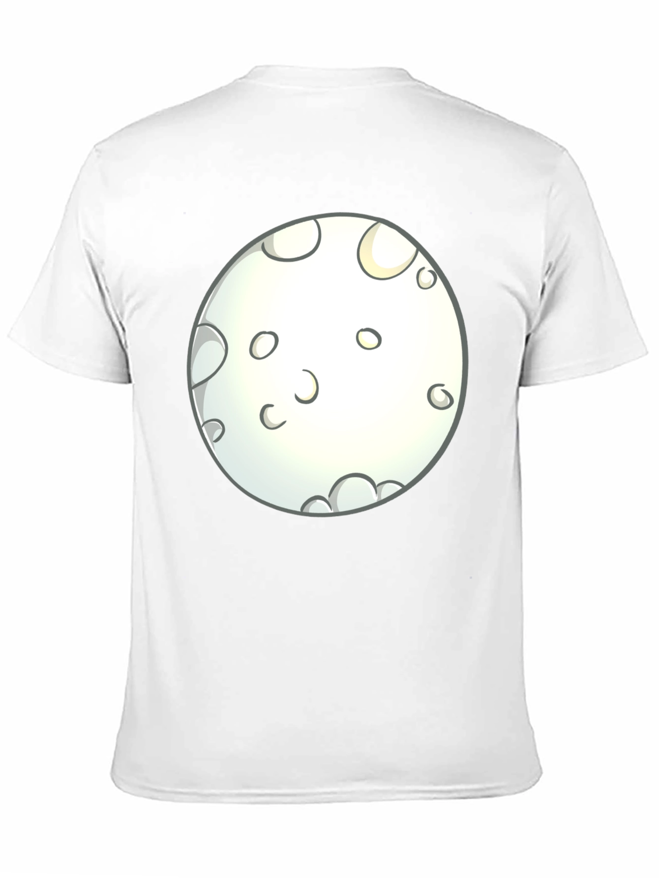 Moon Graphic Black T-Shirt - Casual Wear