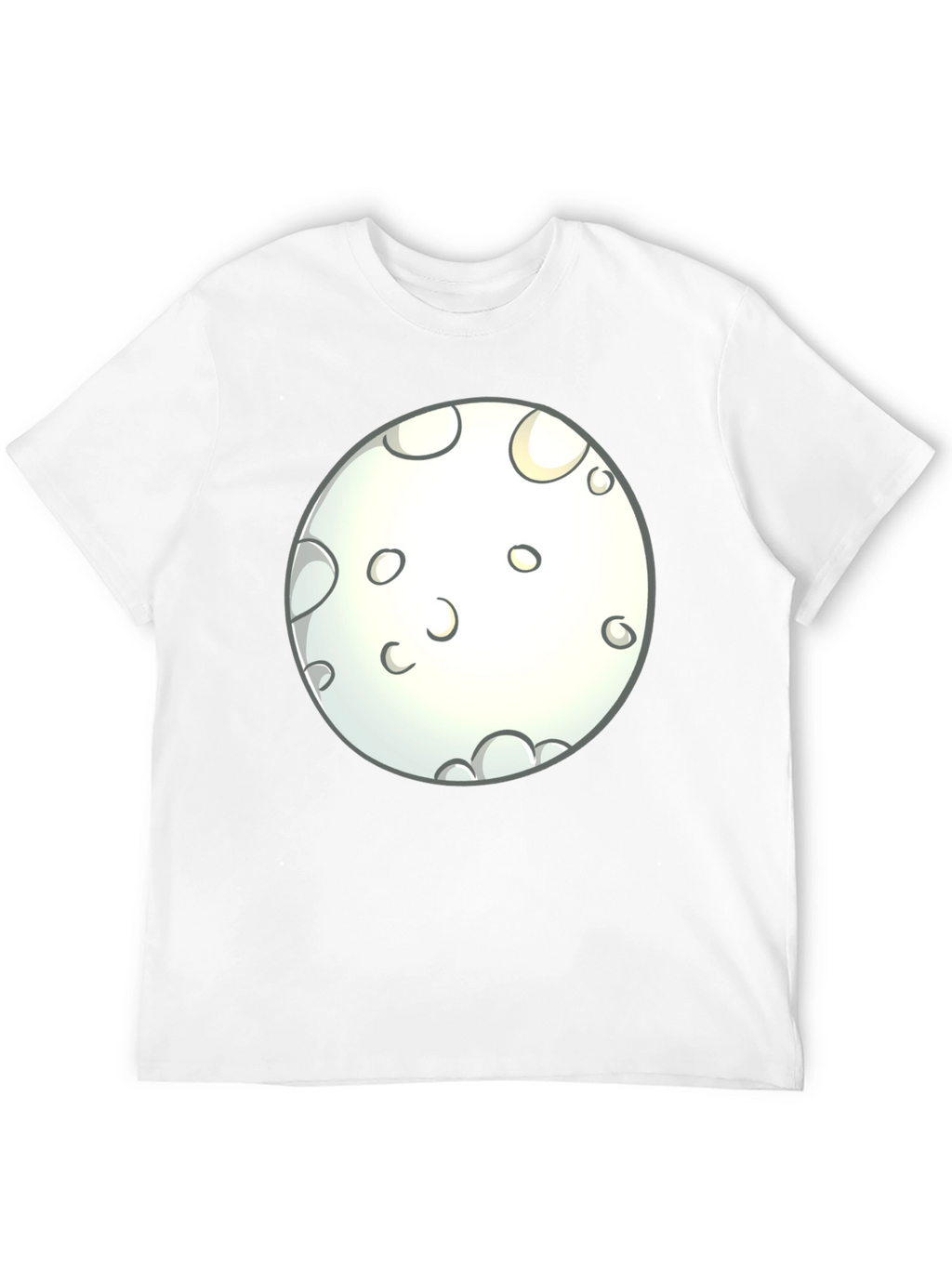 Moon Graphic Black T-Shirt - Casual Wear