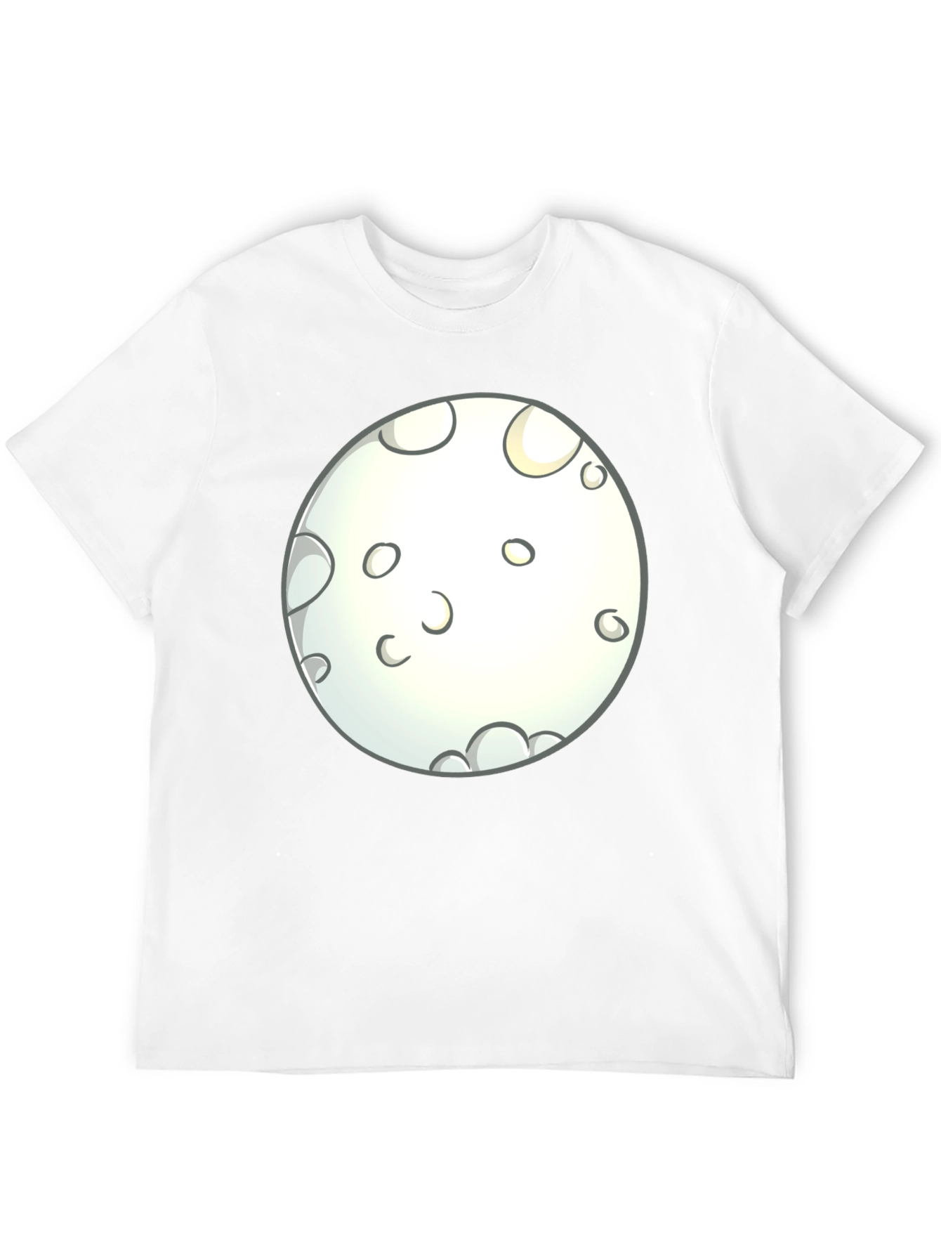 Moon Graphic Black T-Shirt - Casual Wear