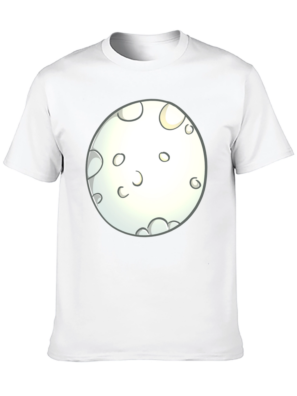Moon Graphic Black T-Shirt - Casual Wear
