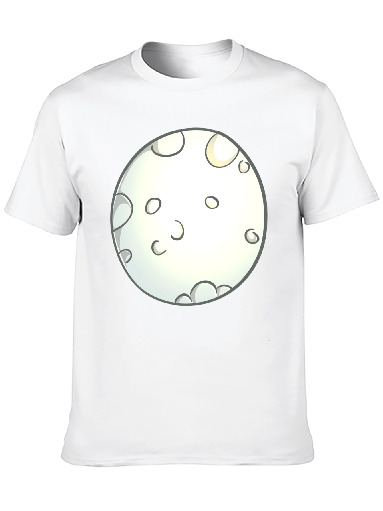 Moon Graphic Black T-Shirt - Casual Wear