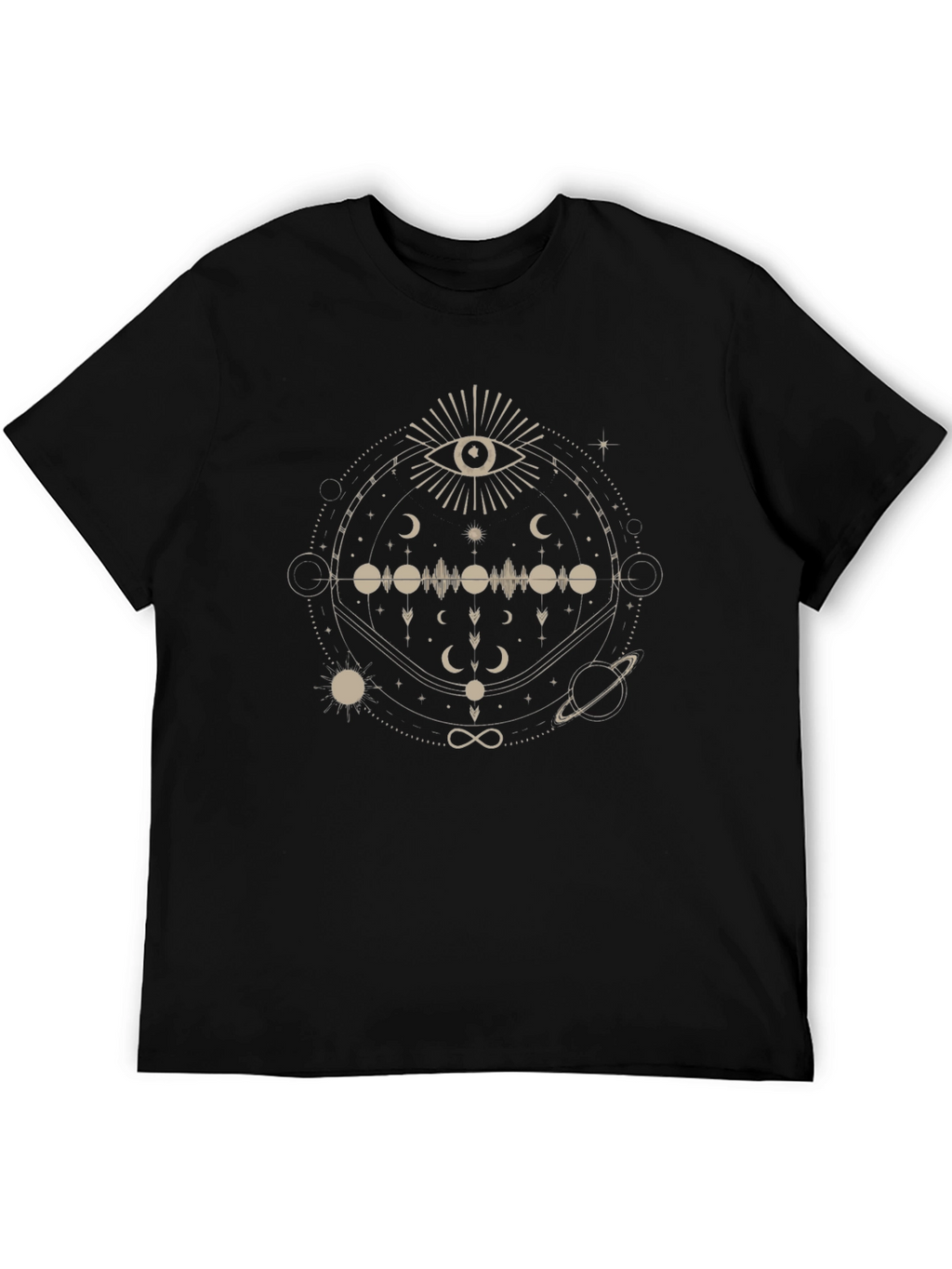 Mystic Eye Graphic Tee - Unisex Black T-Shirt