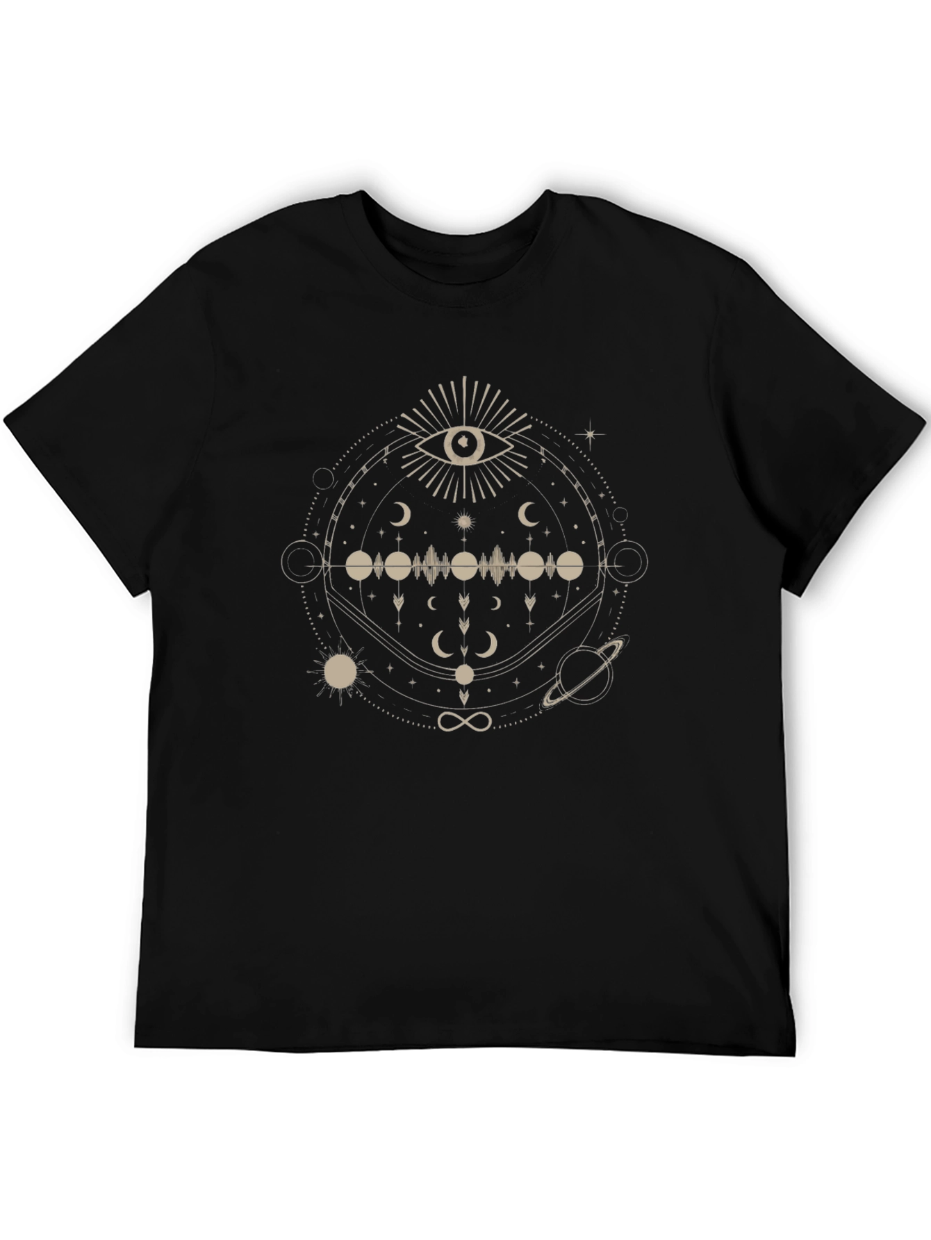 Mystic Eye Graphic Tee - Unisex Black T-Shirt