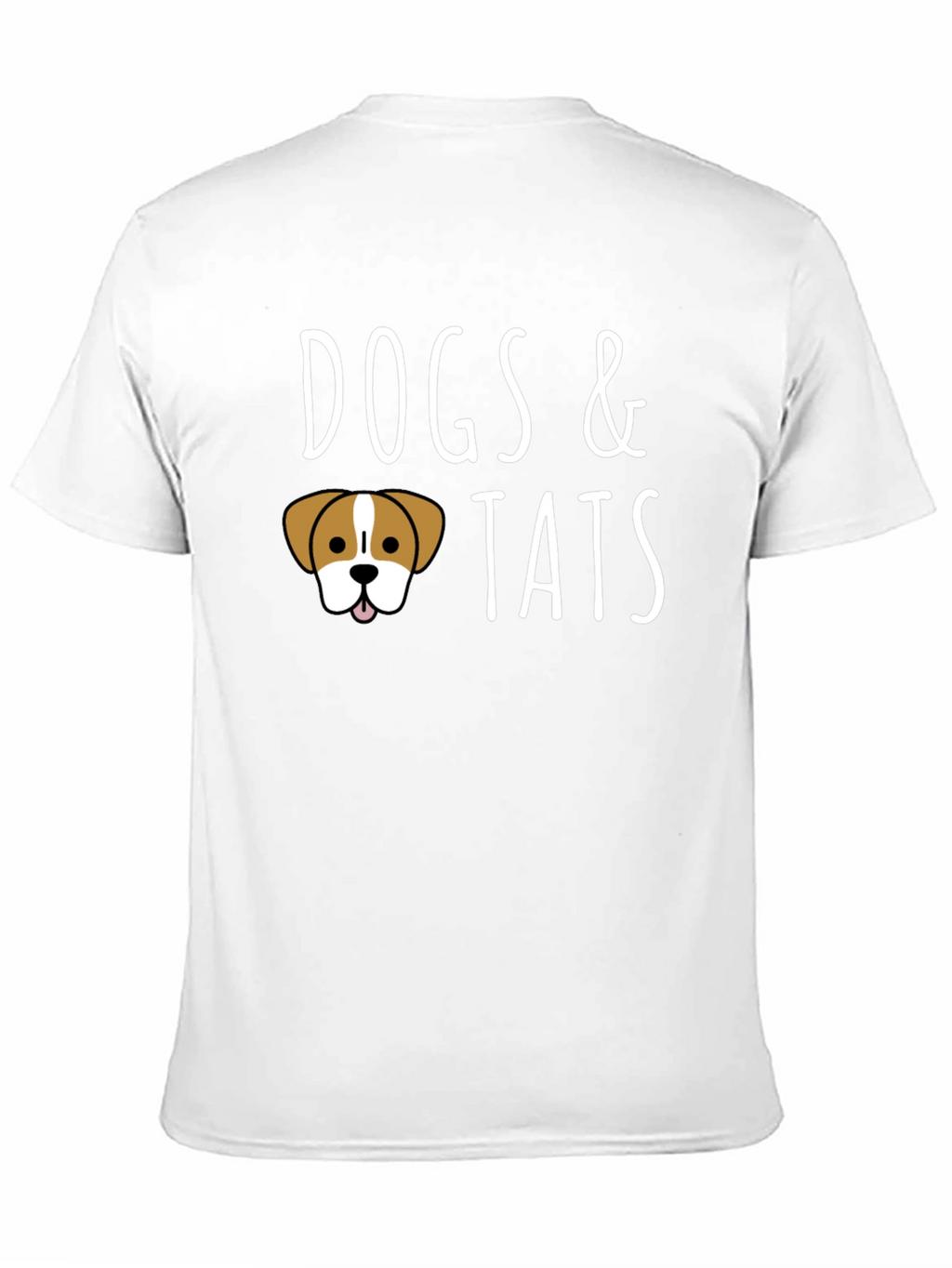 Dogs & Tats Graphic Tee - Black Crew Neck