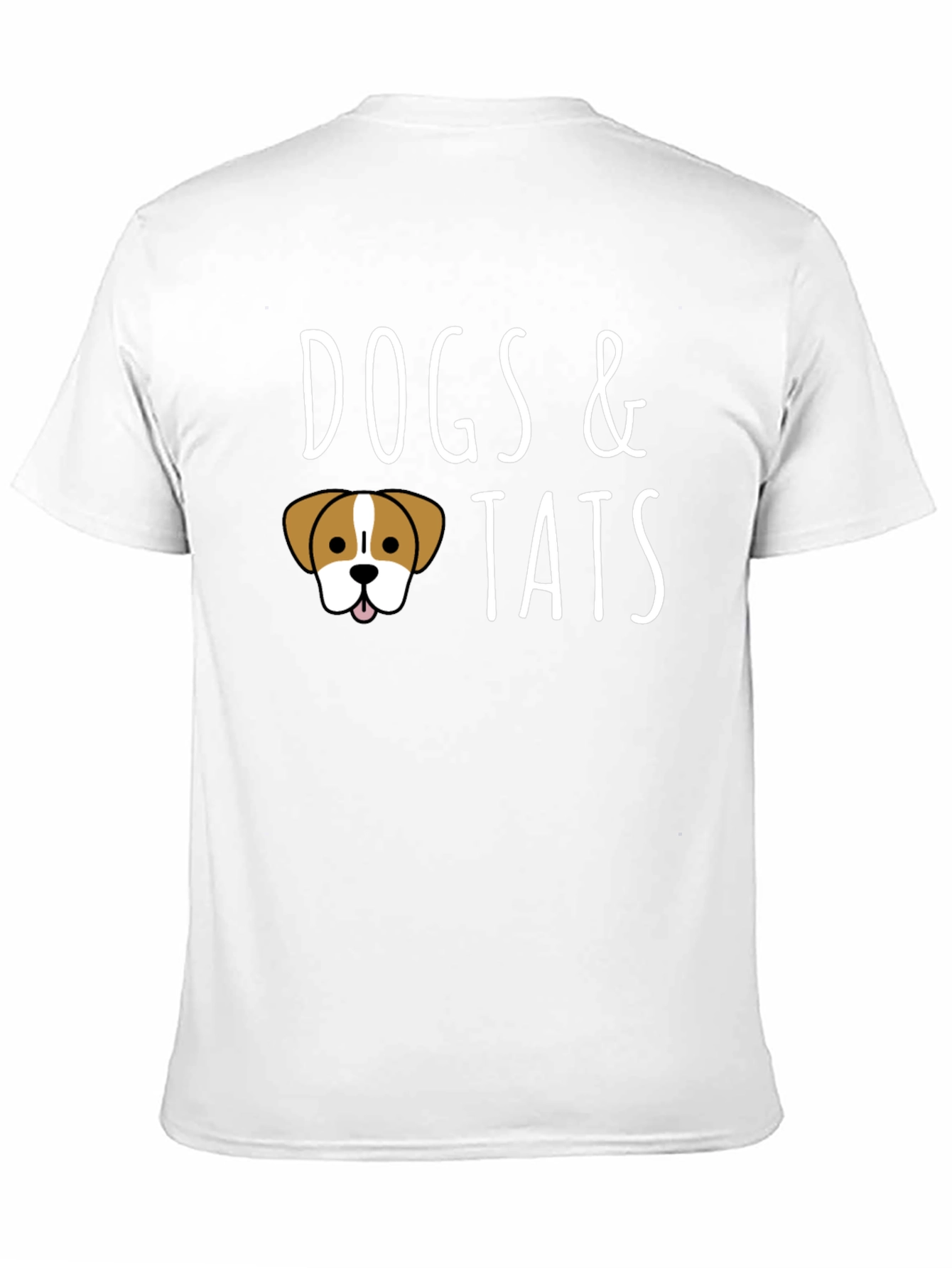 Dogs & Tats Graphic Tee - Black Crew Neck