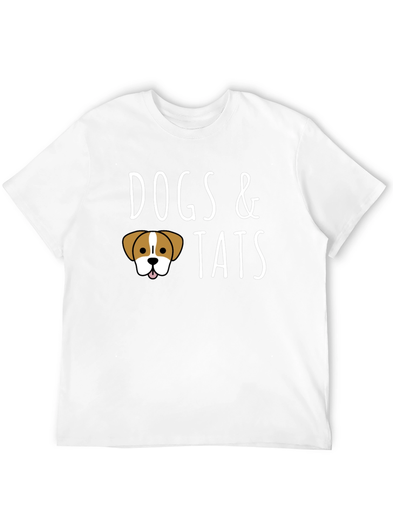 Dogs & Tats Graphic Tee - Black Crew Neck